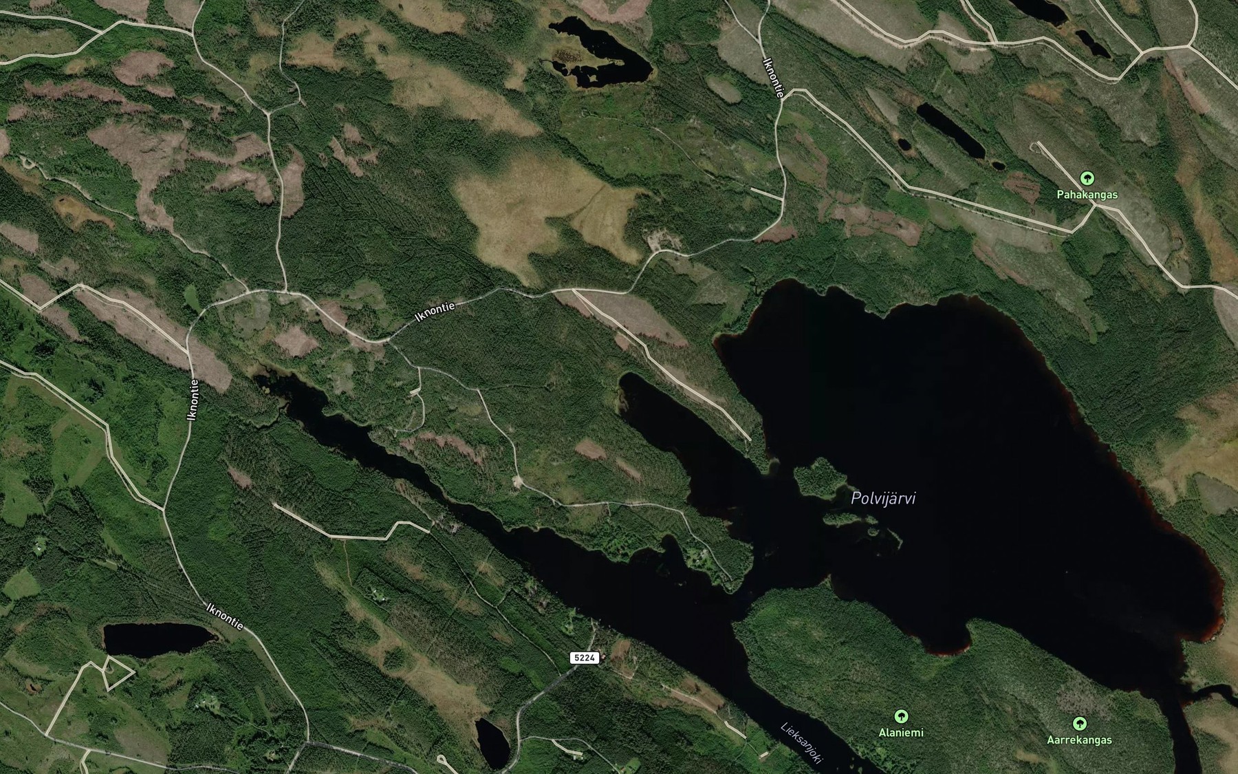 Satellite map of the Vipanpuro