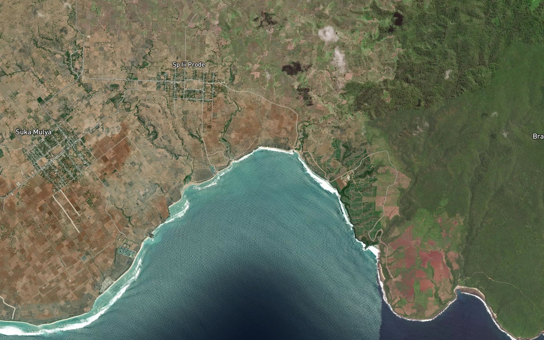 Satellite map of the Teluk Asmara