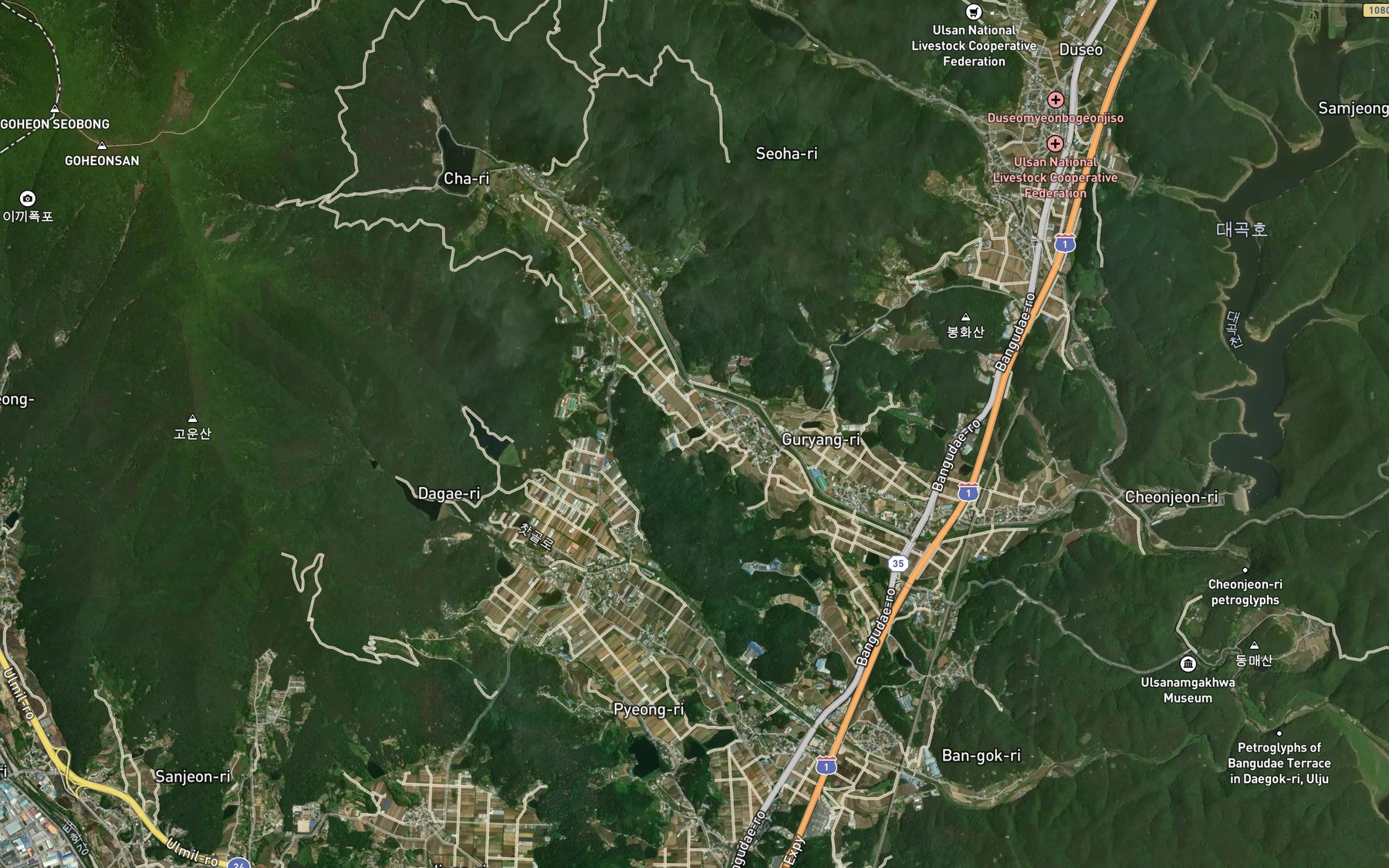 Satellite map of the Seoneokji
