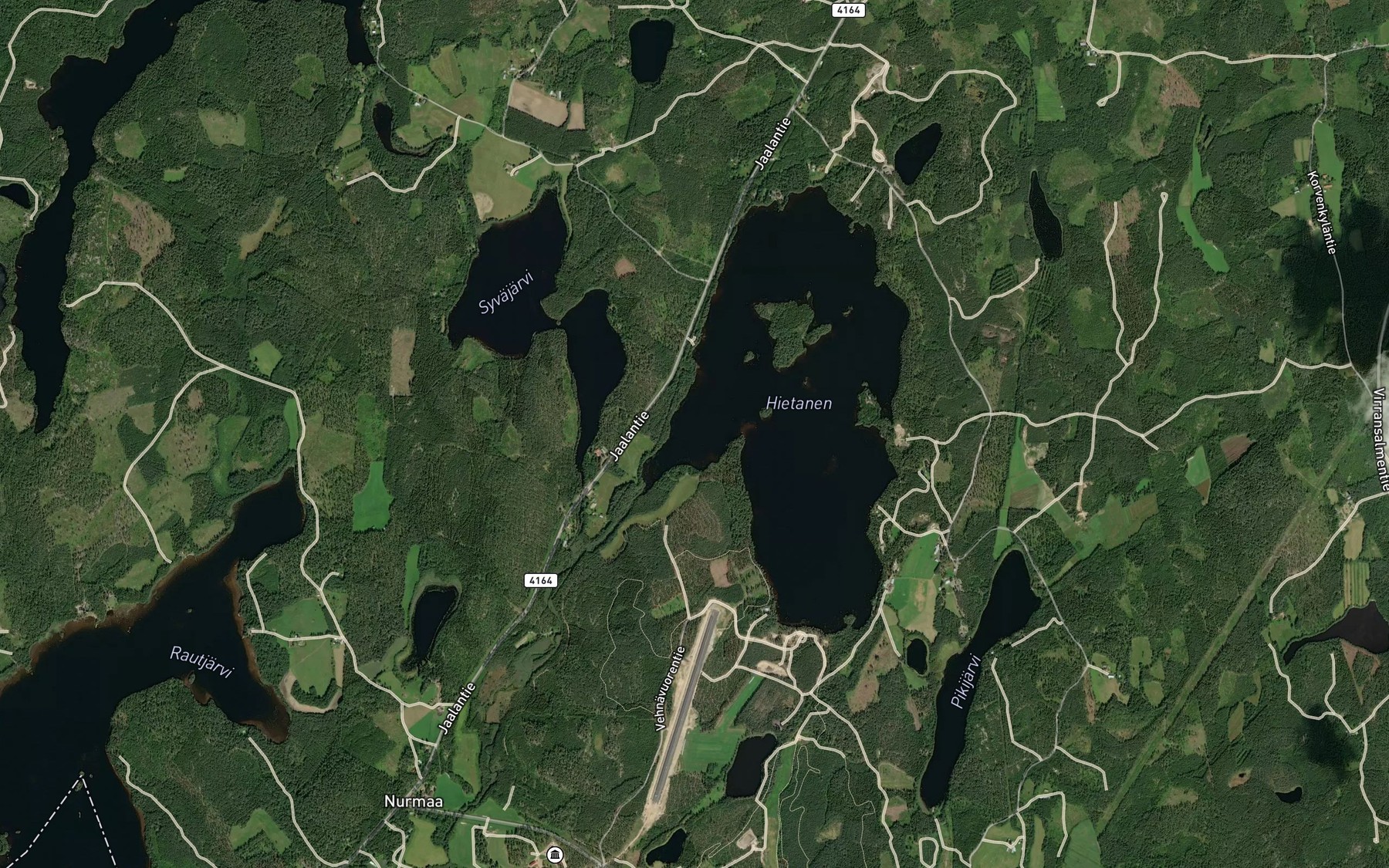 Satellite map of the Piiraanlahti