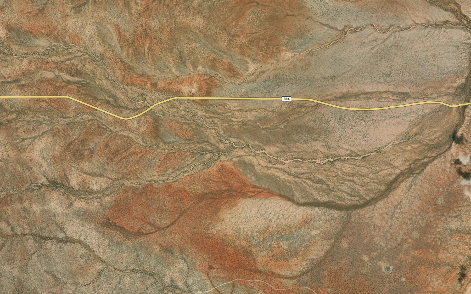 Satellite map of the Toge