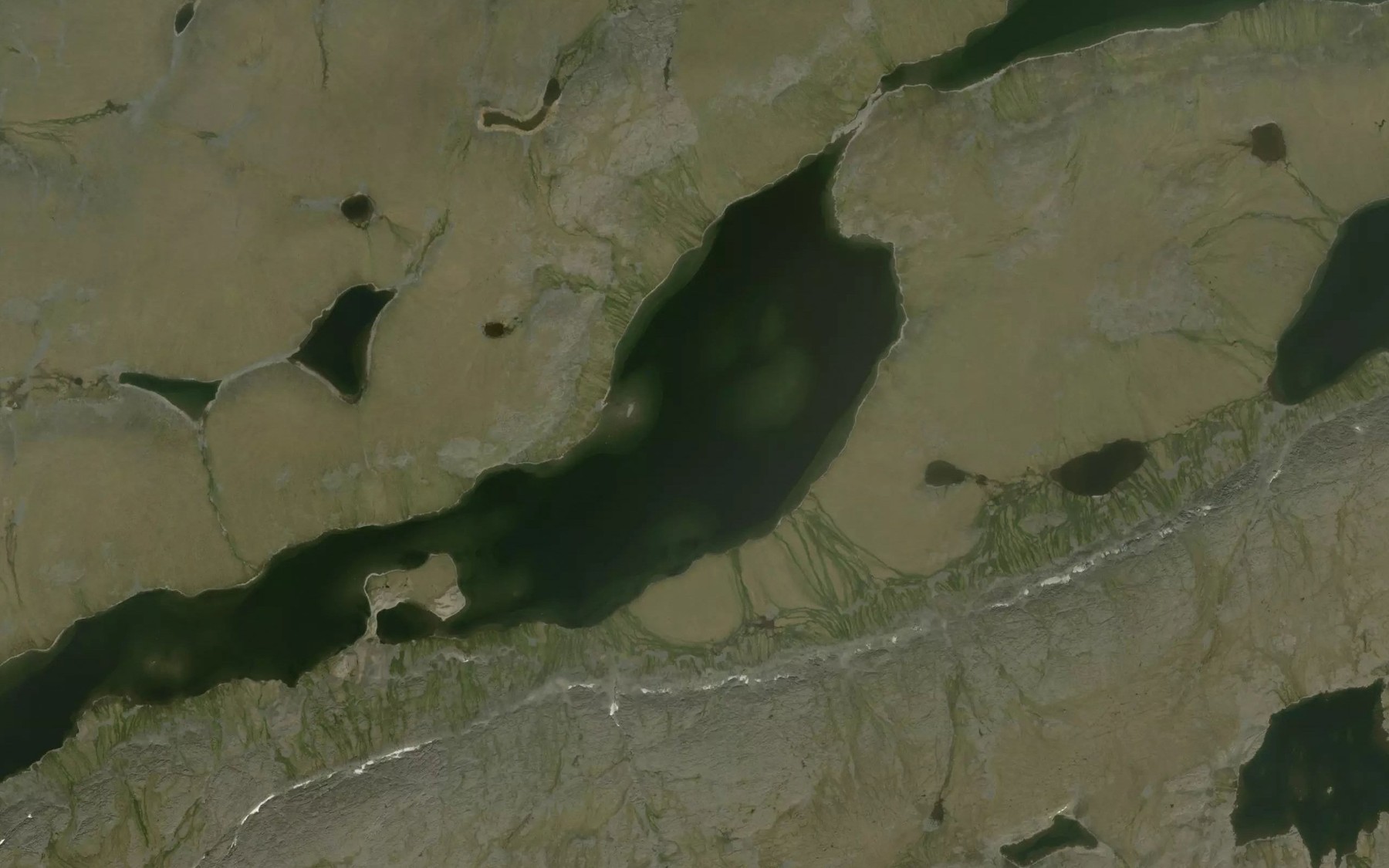 Satellite map of the Lac Sanimualuk