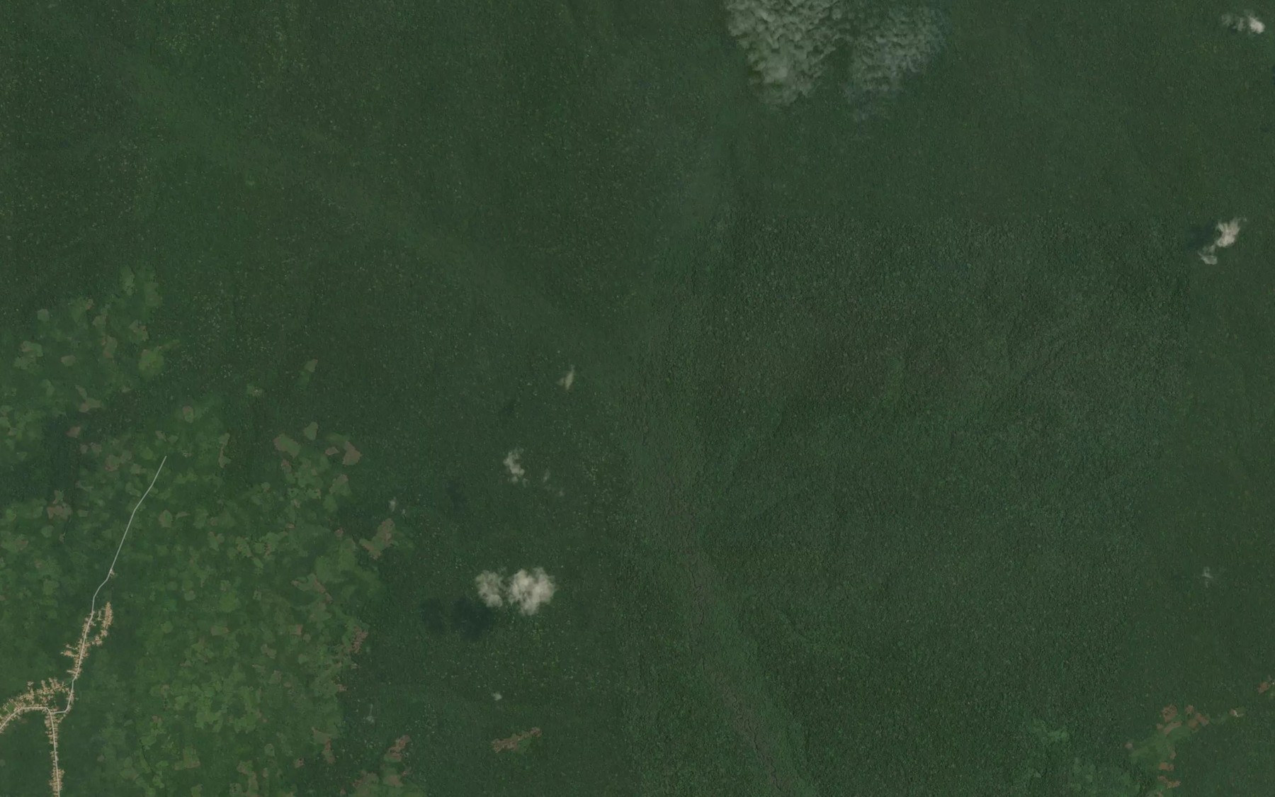 Satellite map of the Lusa-Majeke