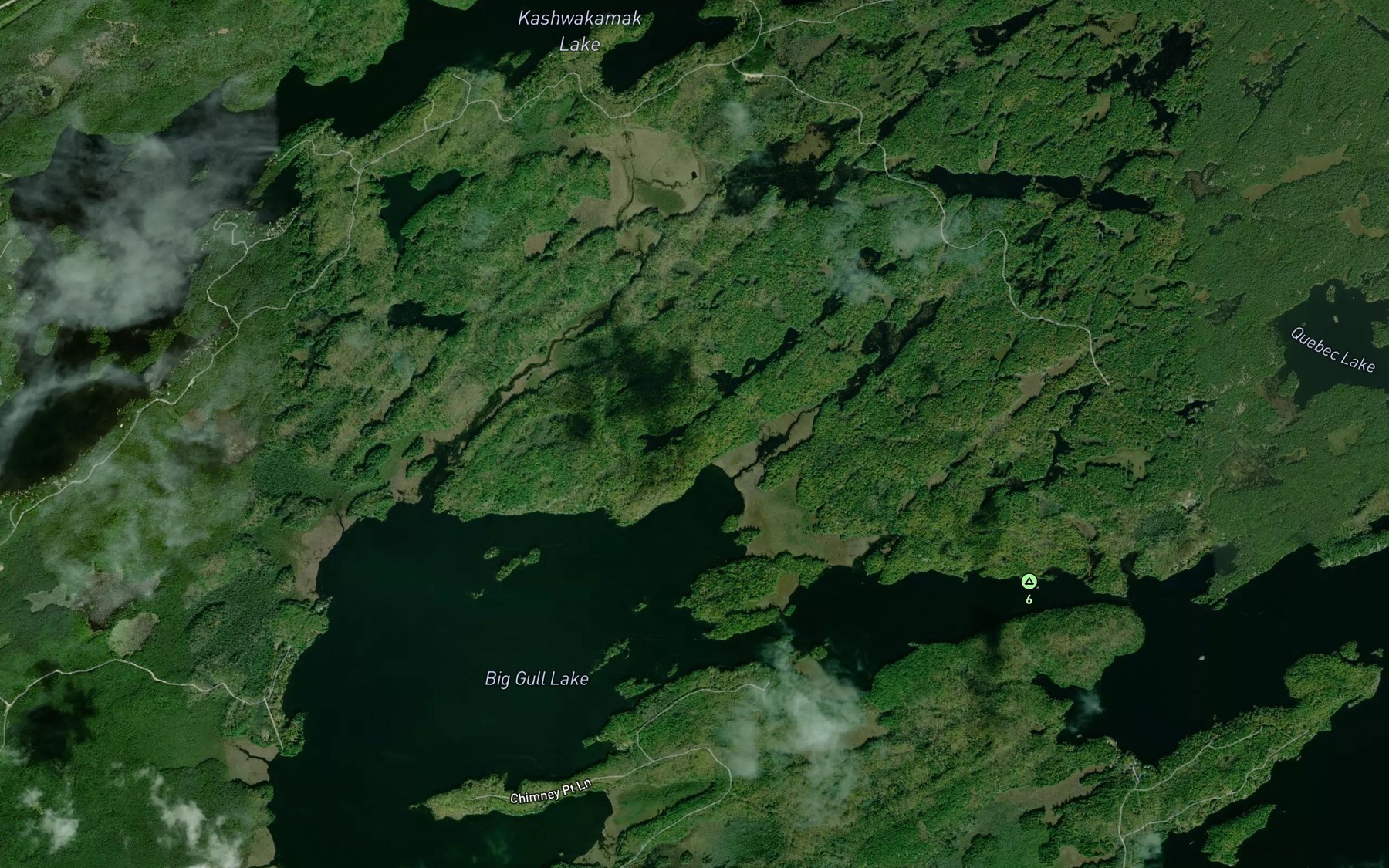 Satellite map of the Watkin Bay