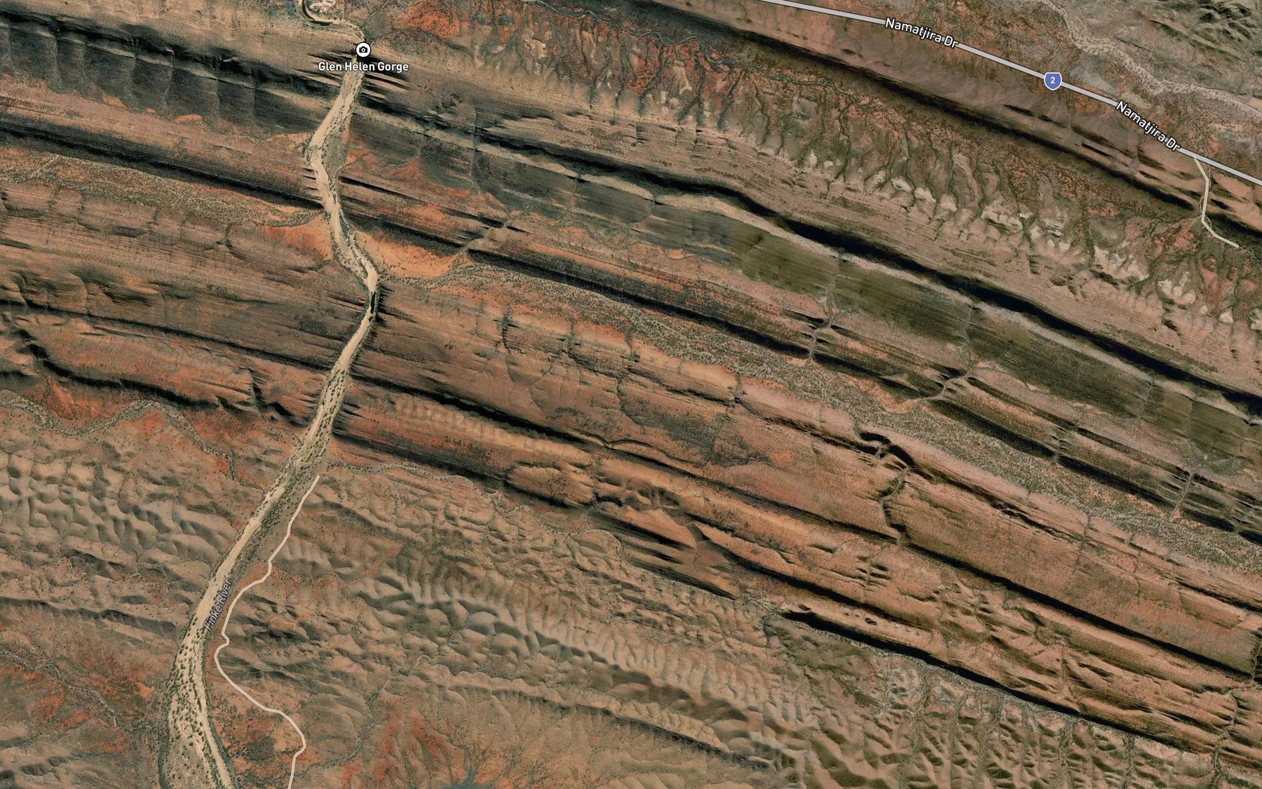 Satellite map of the The Ormiston