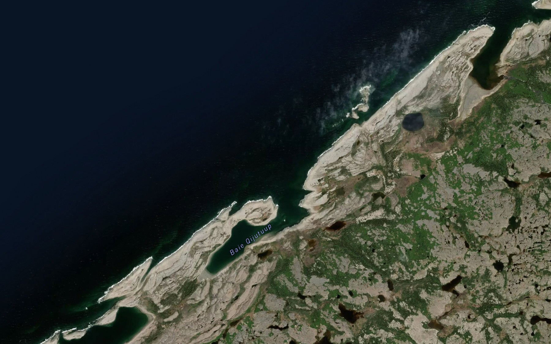 Satellite map of the Baie Qijutuup