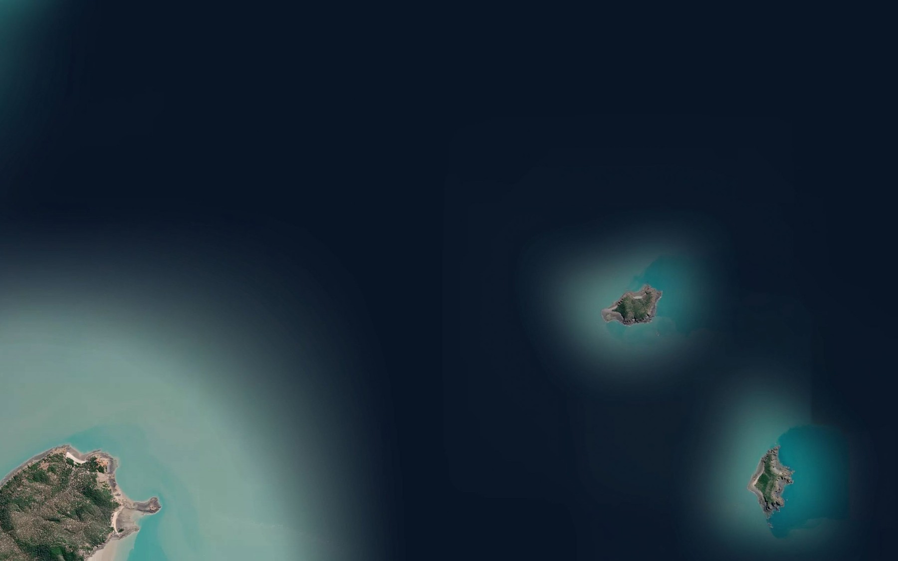 Satellite map of the Brooks Shoal