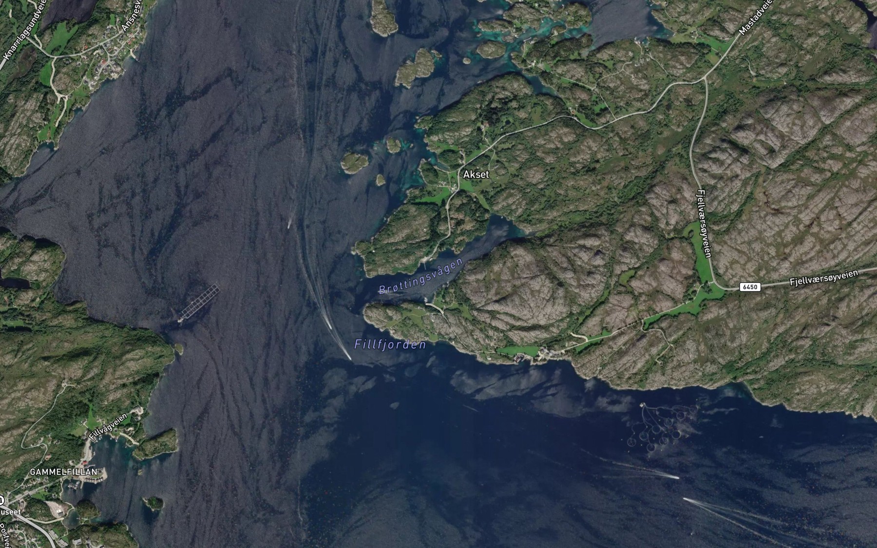 Satellite map of the Brottingsvagen