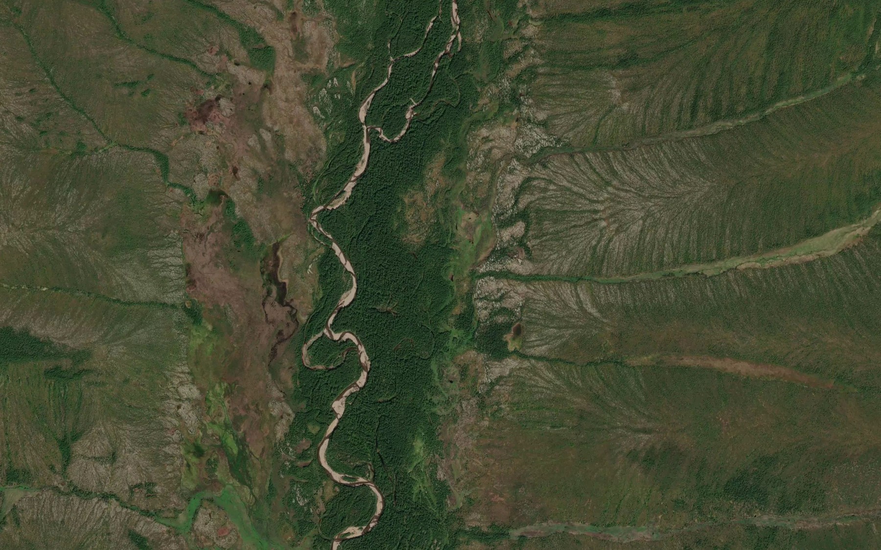 Satellite map of the Shestoy
