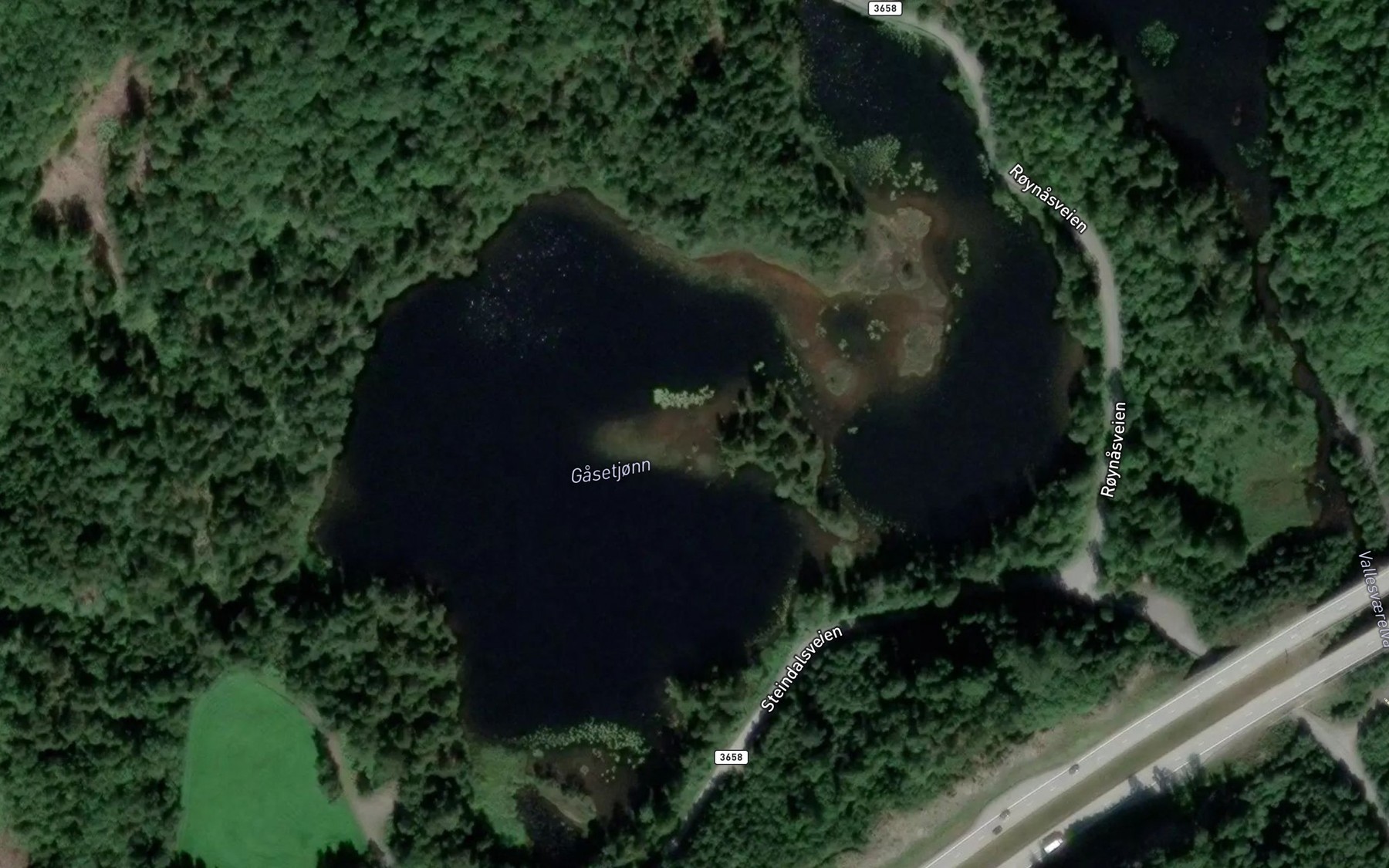 Satellite map of the Gasetjorn