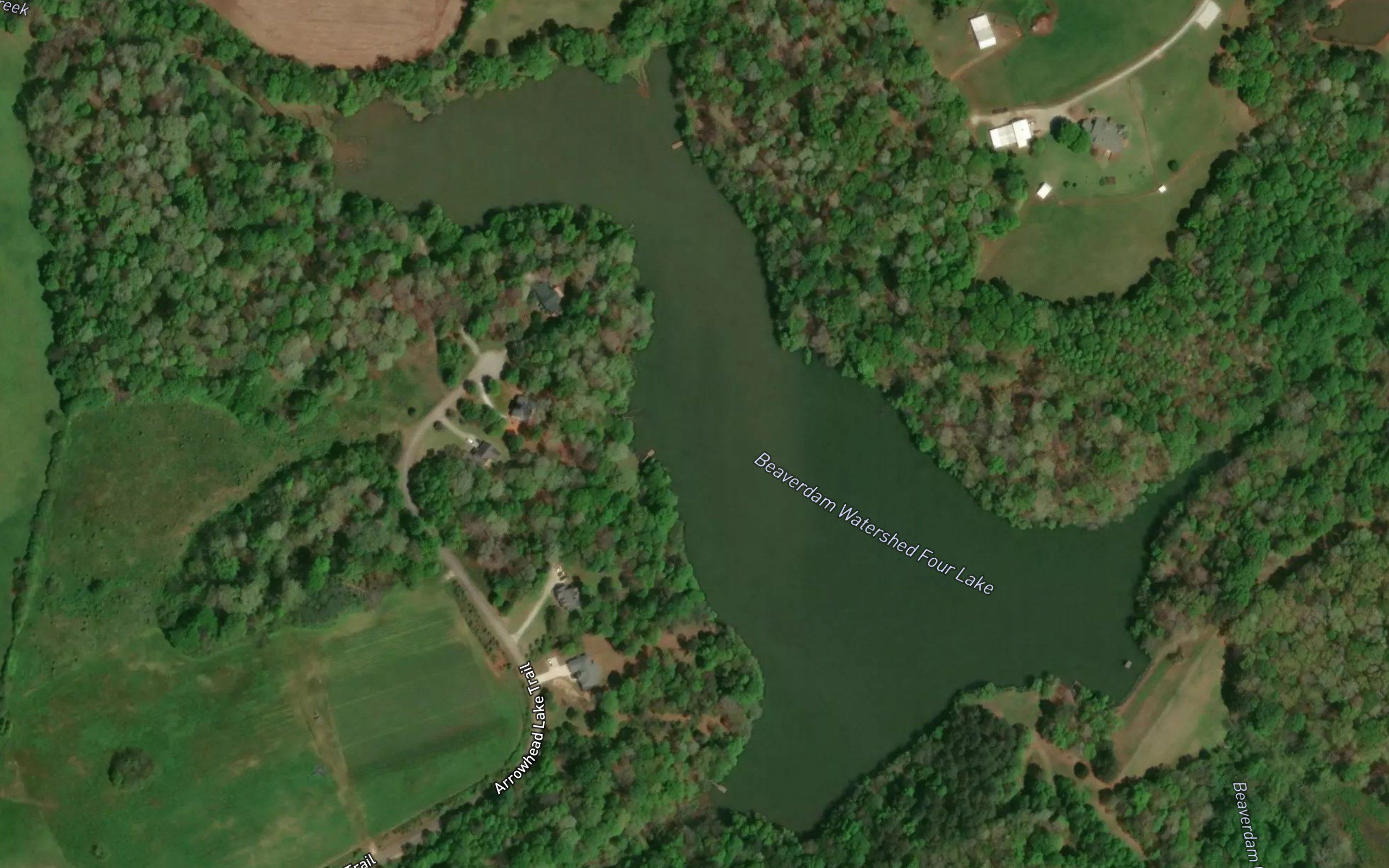 Beaverdam Watershed Four Lake