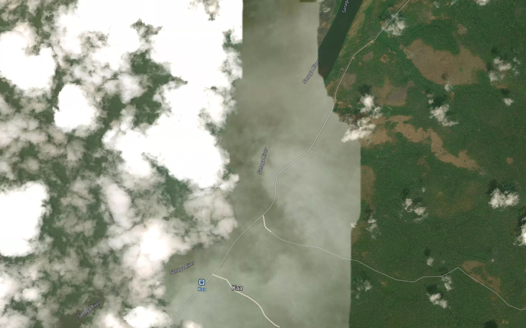 Satellite map of the Voungli