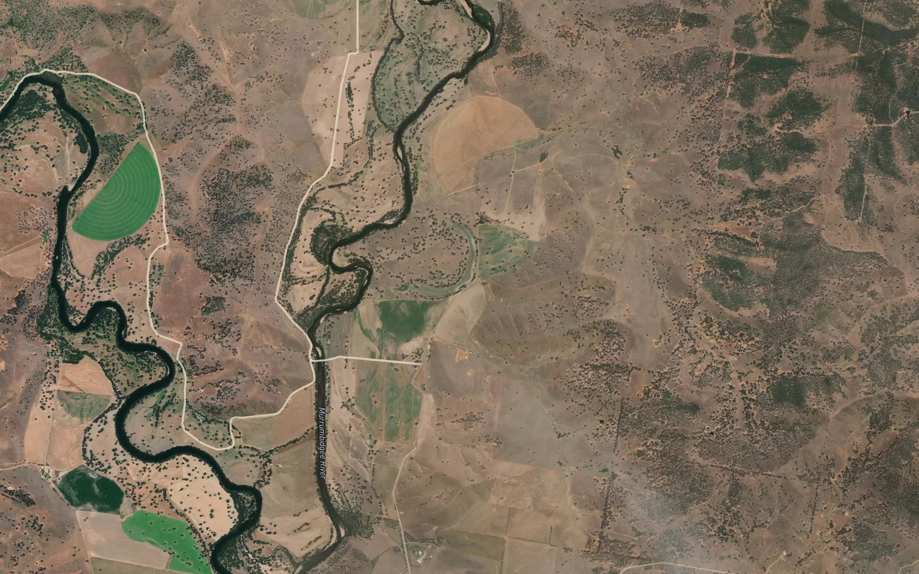 Satellite map of the Dry Lagoon