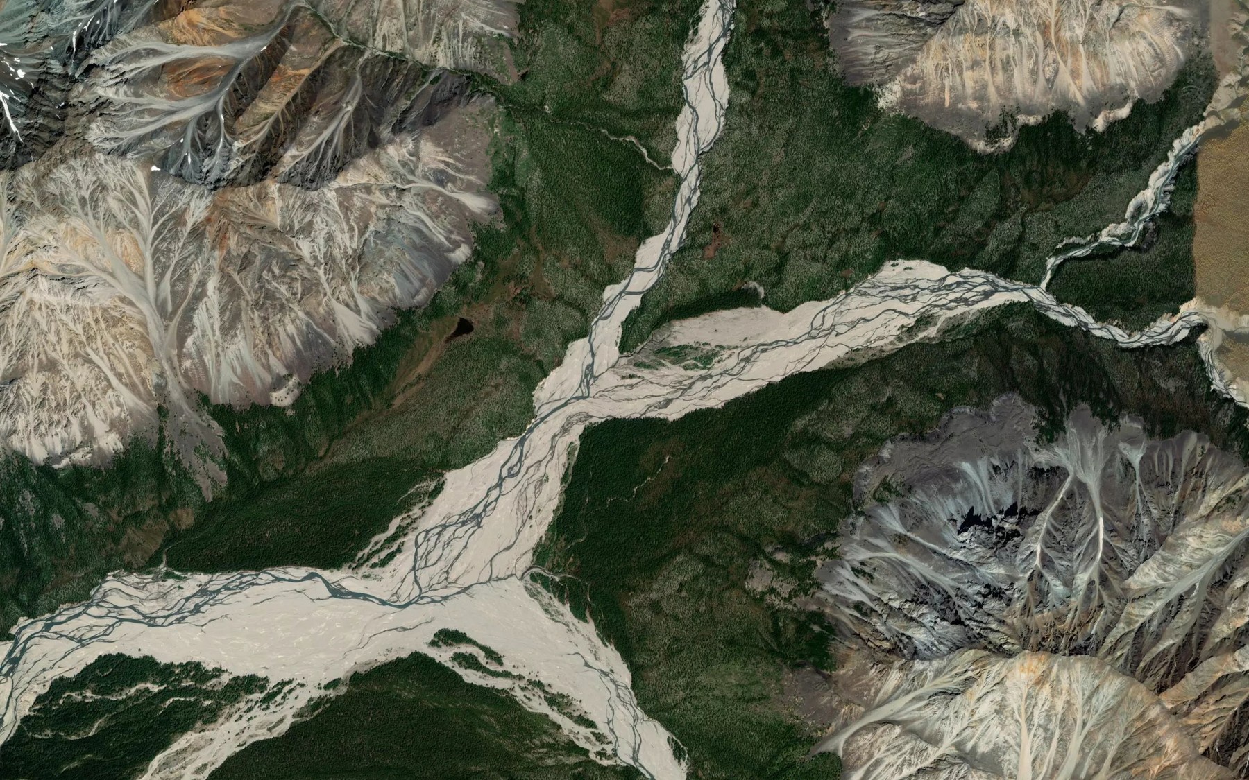 Satellite map of the Kende