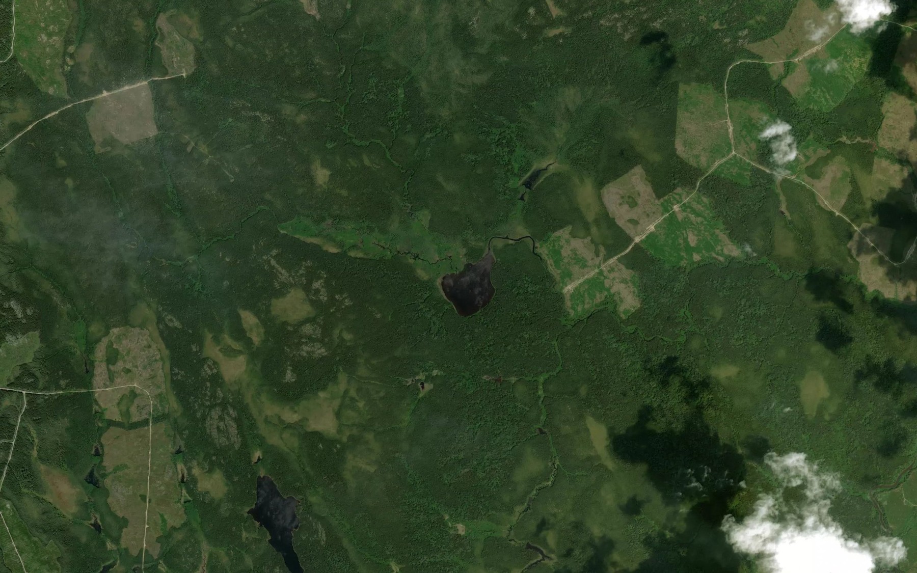 Satellite map of the Lac Kaockadagagama