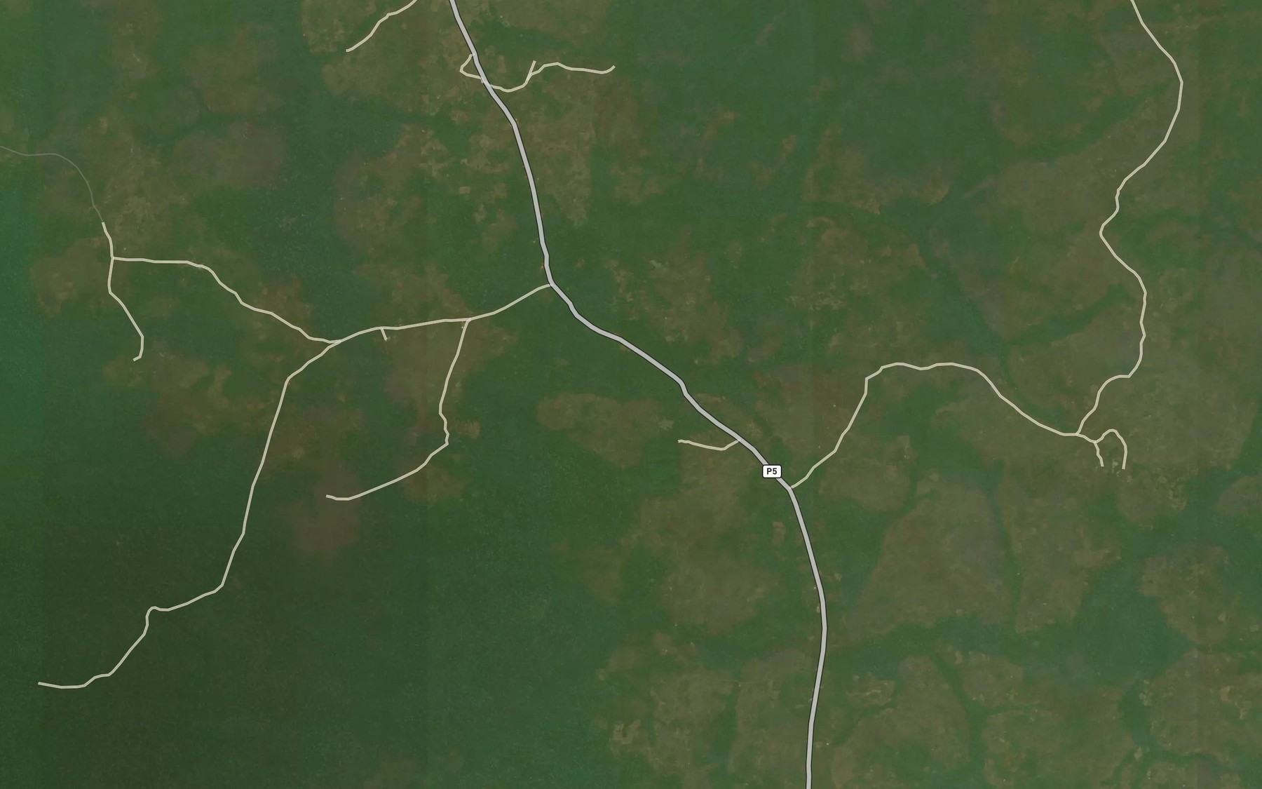 Satellite map of the Ndja
