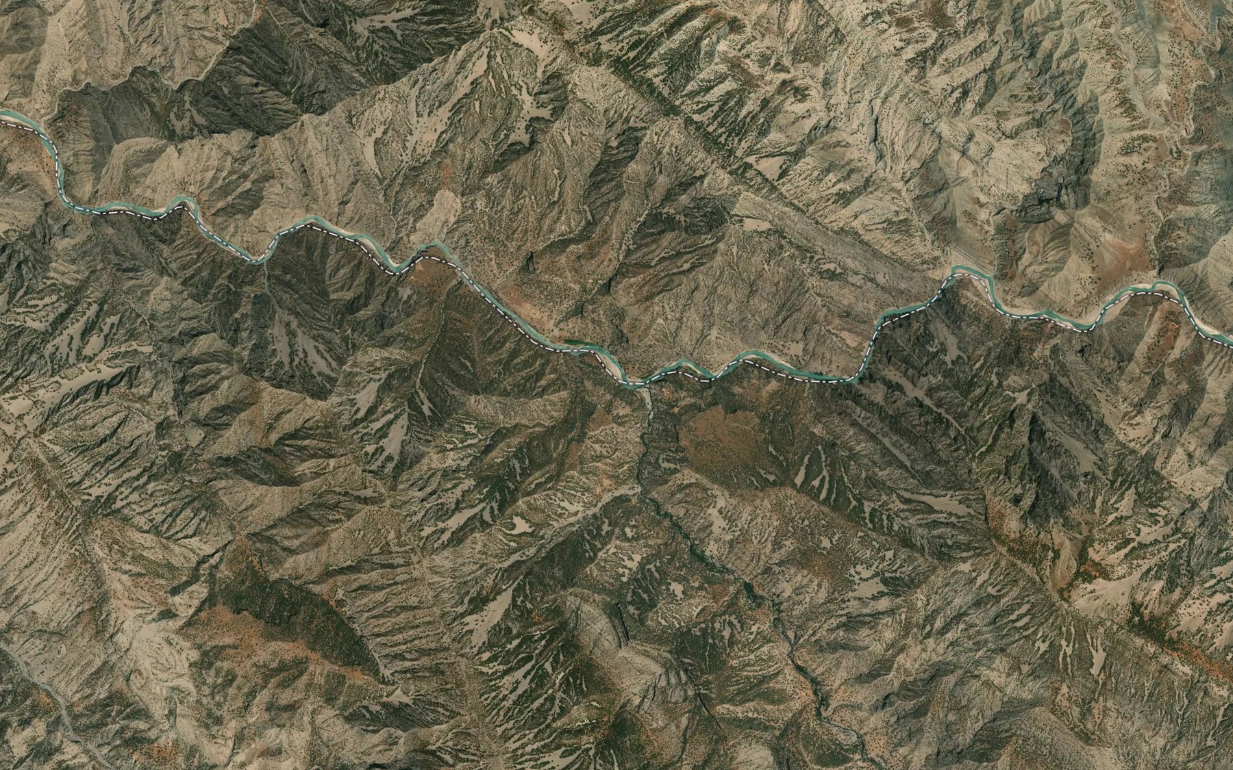 Satellite map of the Ab-e Hirah