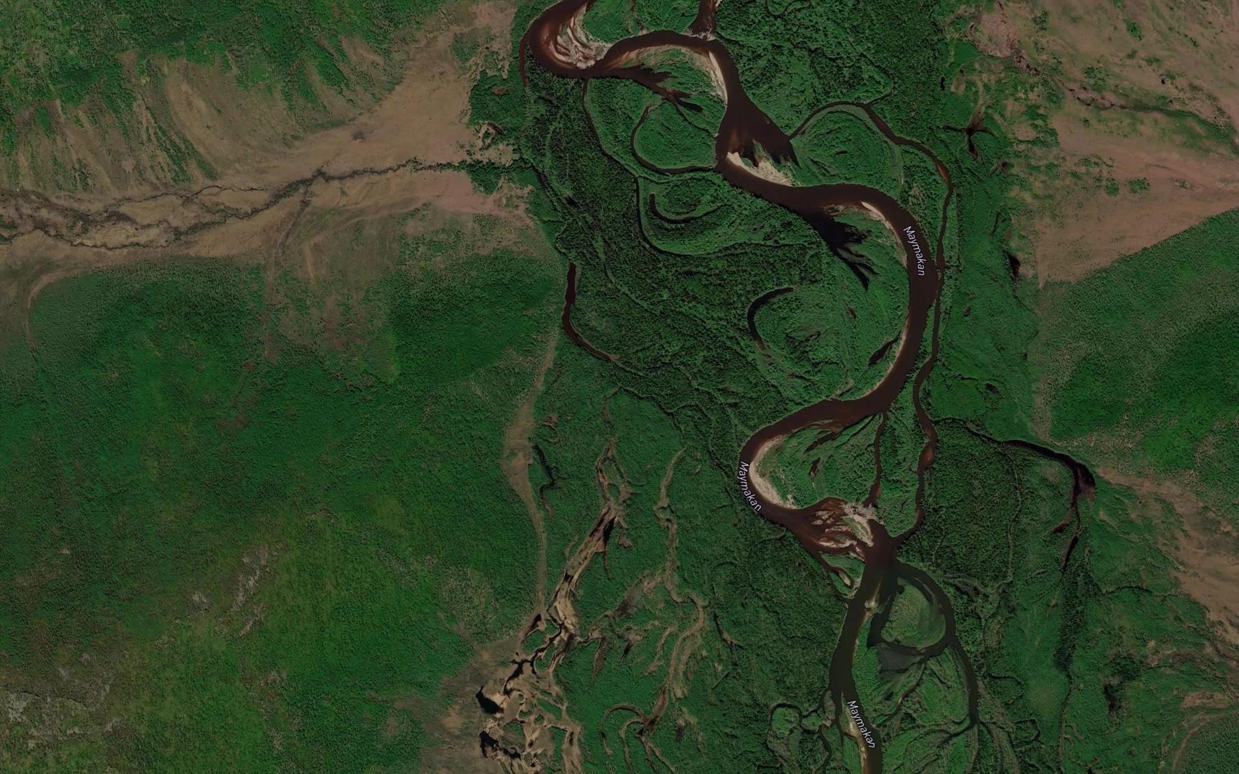Satellite map of the Gniloy