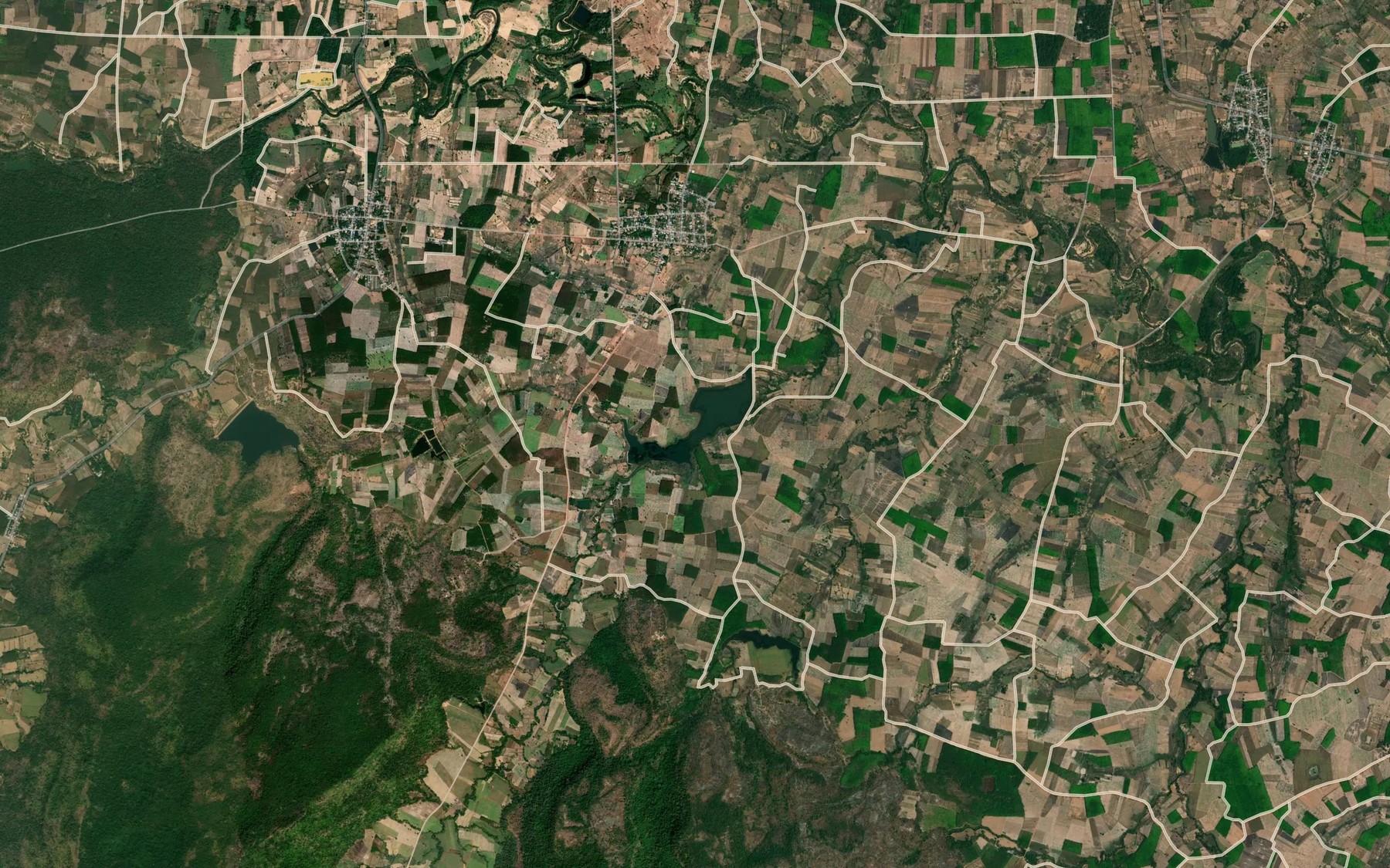 Satellite map of the Ang Kep Nam Huai Dok Phueng