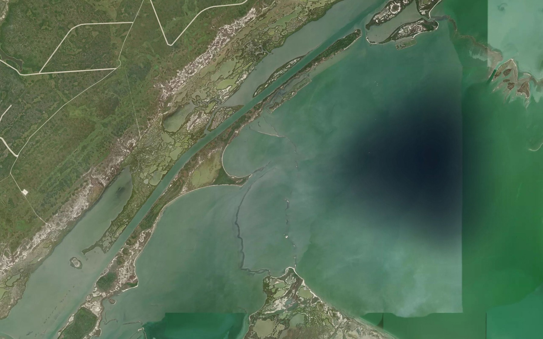 Satellite map of the Cedar Dugout