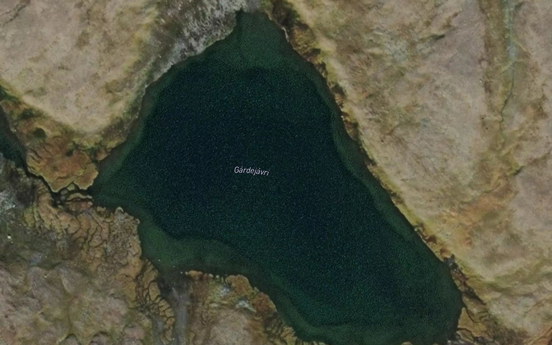 Satellite map of the Gardejavri