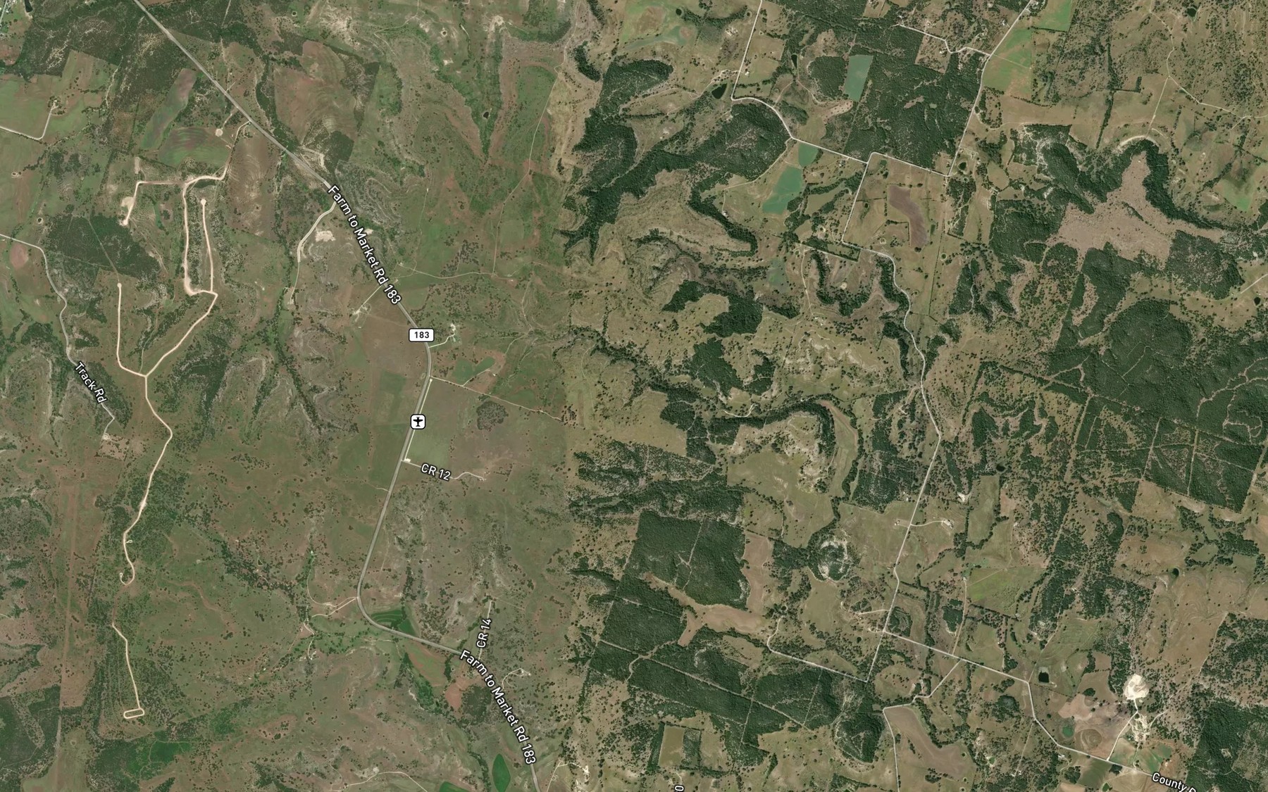Satellite map of the Whitewalker Spring