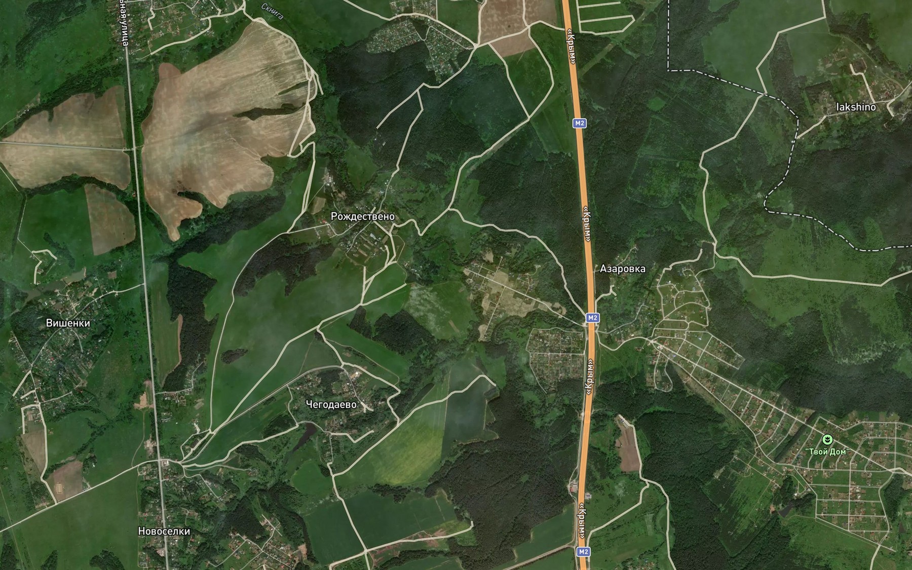 Satellite map of the Tatarka