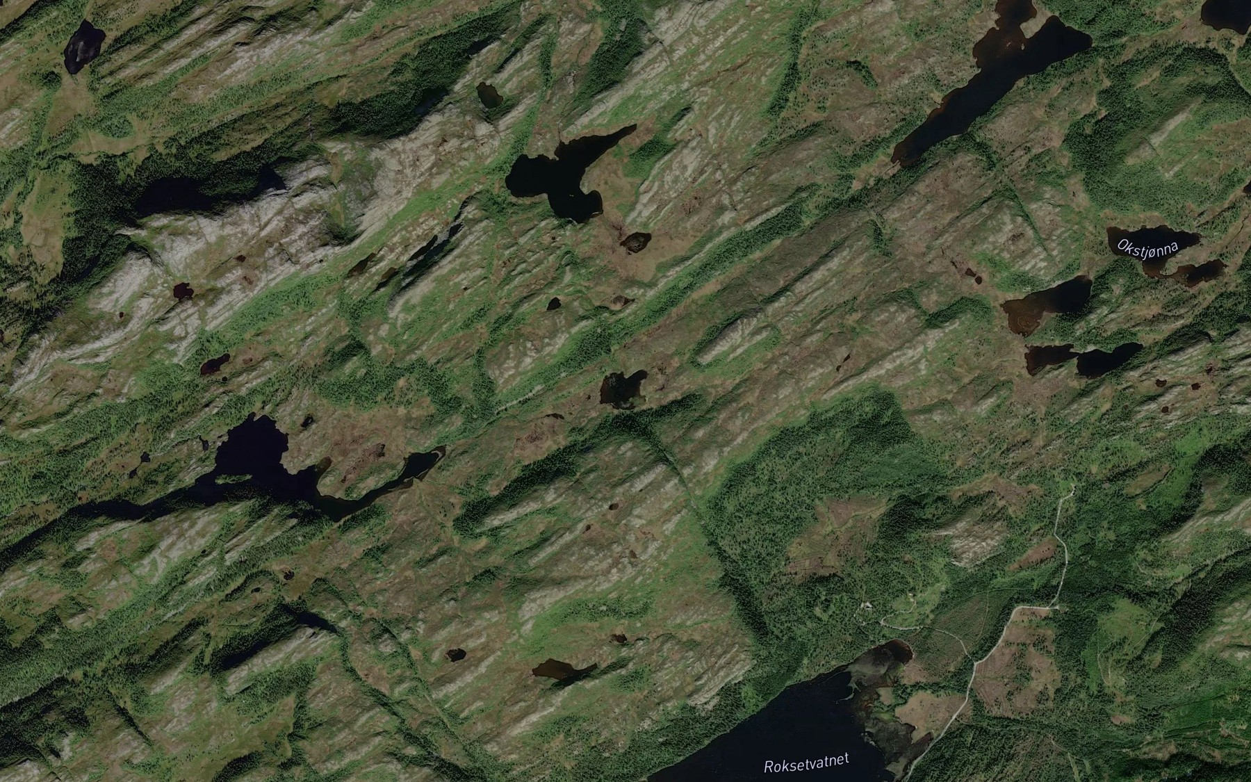 Satellite map of the Masevatnet