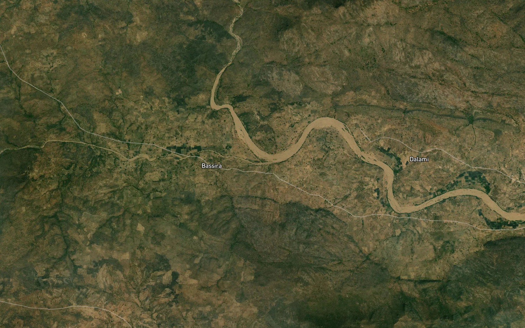 Satellite map of the Mayo Yaram