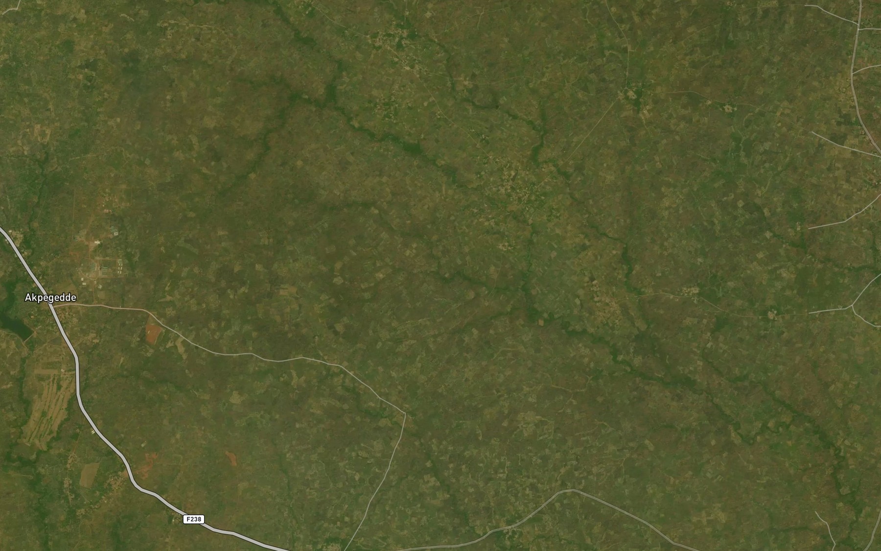 Satellite map of the River Dampia