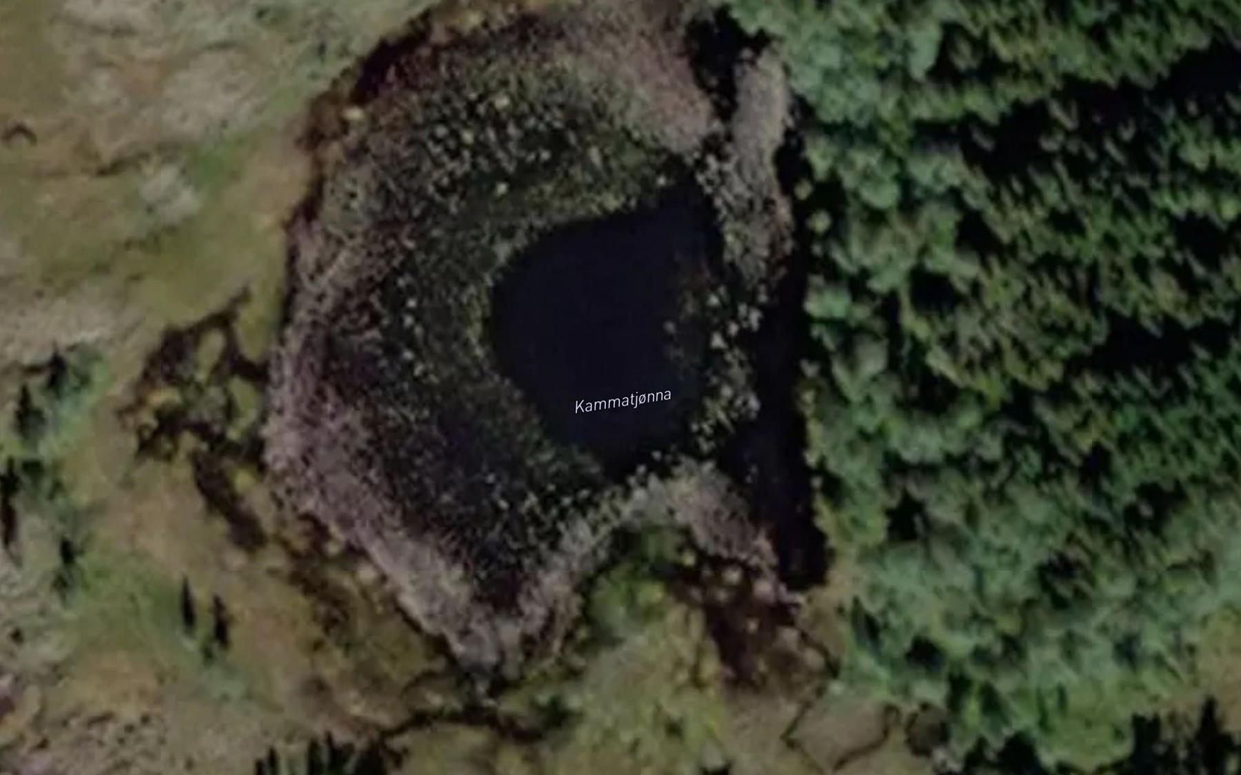Satellite map of the Kammatjorna