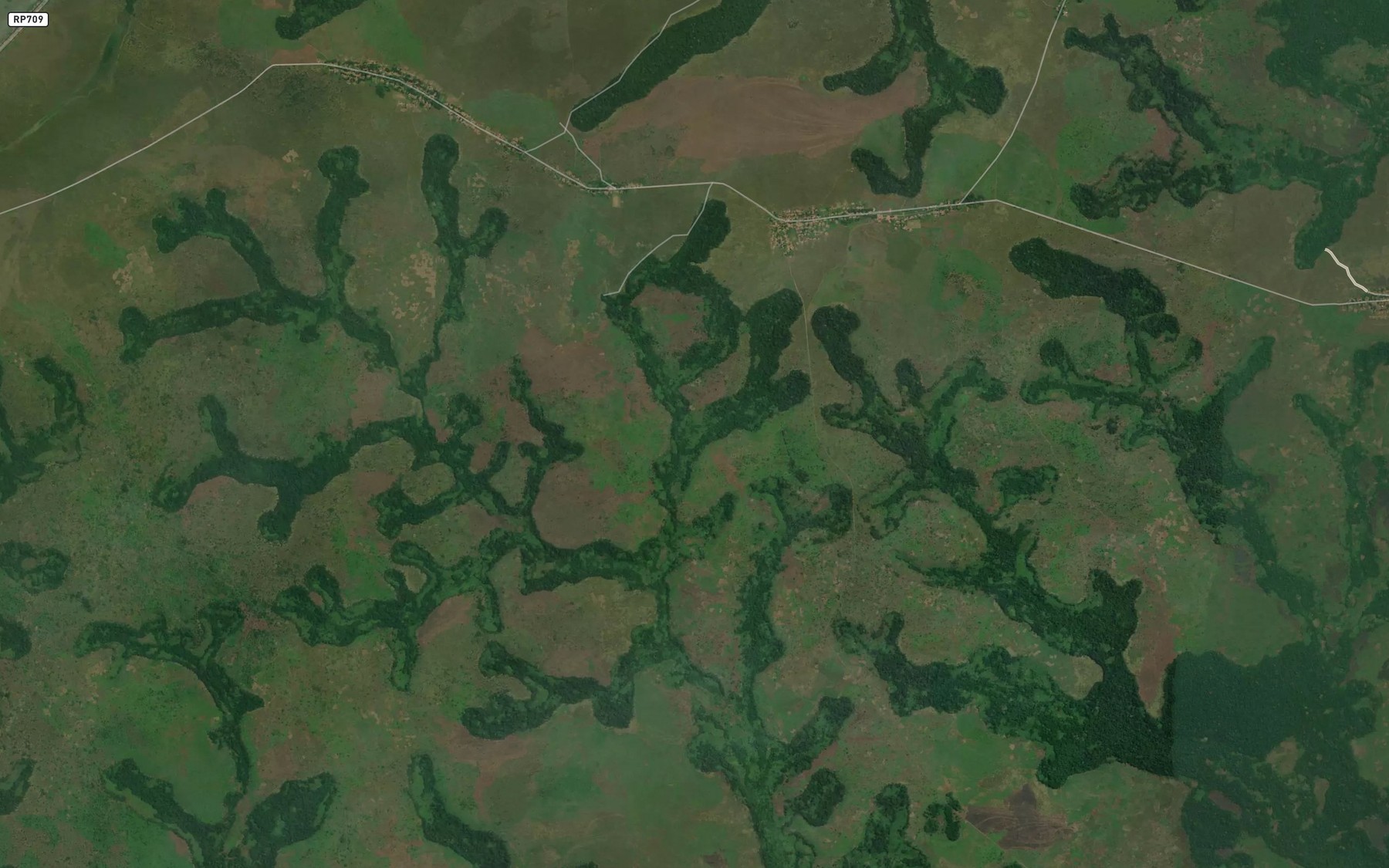 Satellite map of the Kazaba