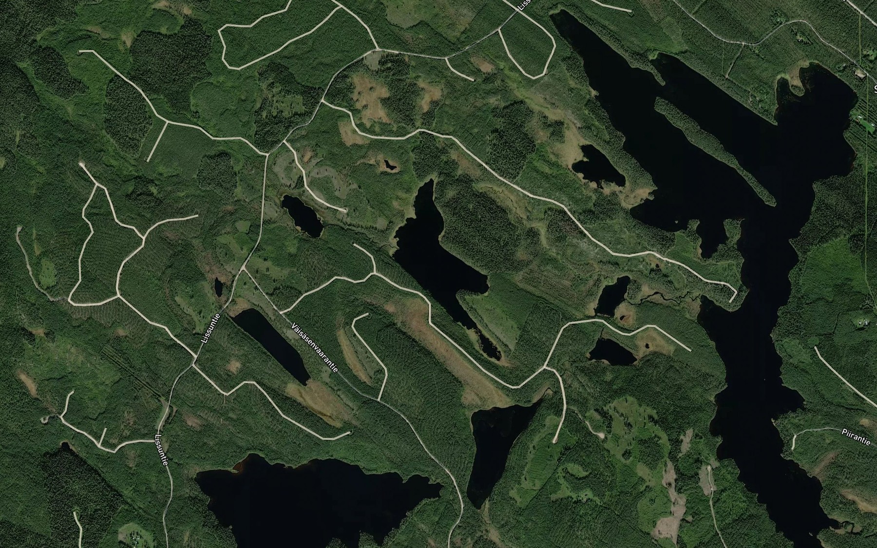 Satellite map of the Sarkilampi