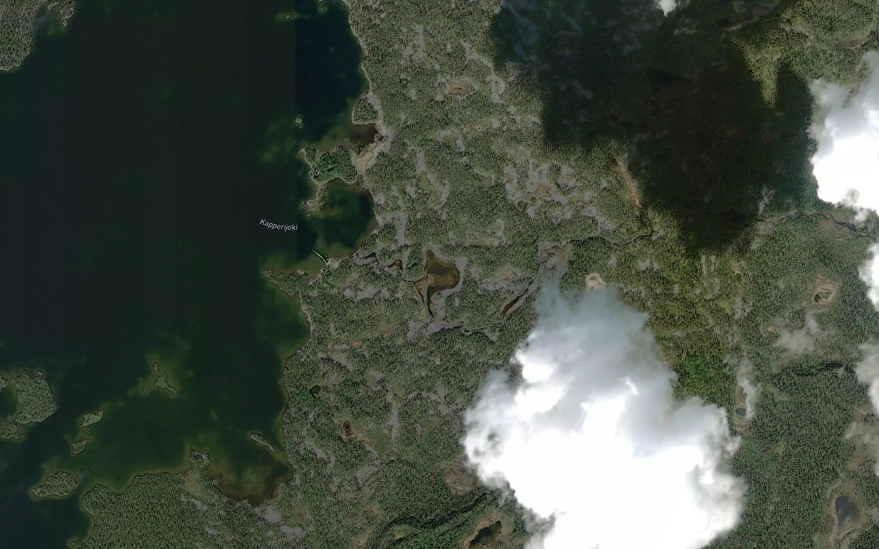 Satellite map of the Kapperintupalompolo