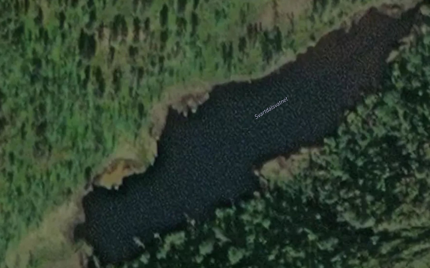 Satellite map of the Svartdalsvatnet