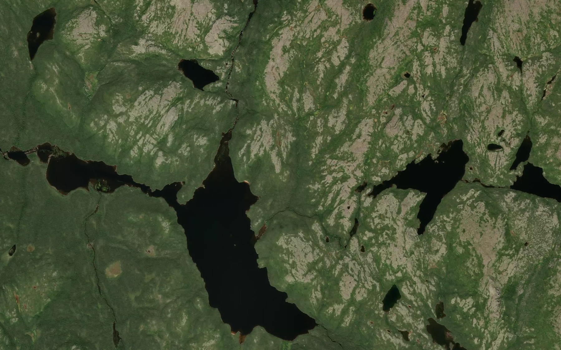 Satellite map of the Ruisseau Hancock