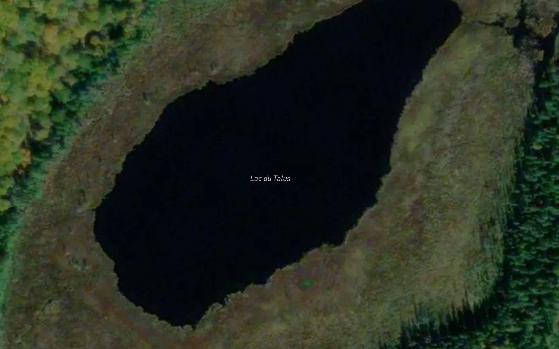 Satellite map of the Lac du Talus