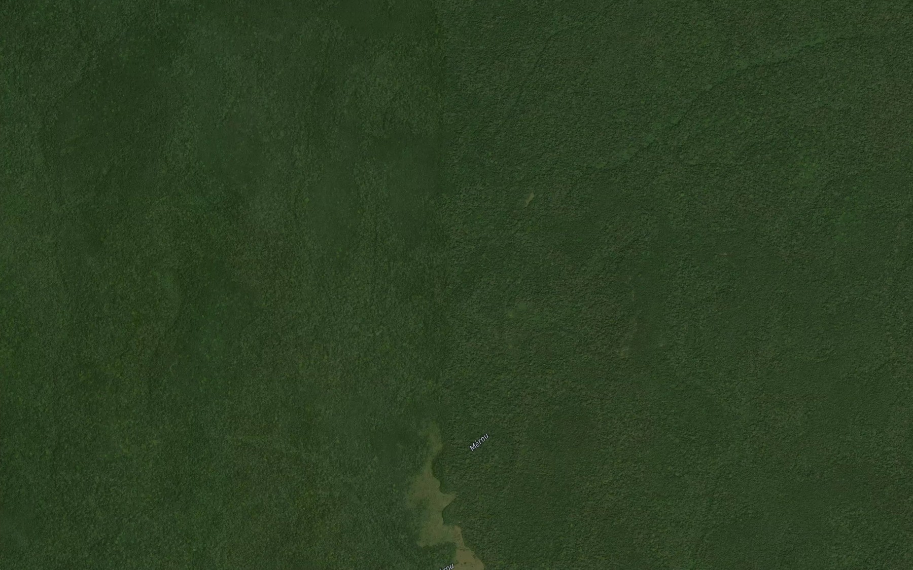 Satellite map of the Merou