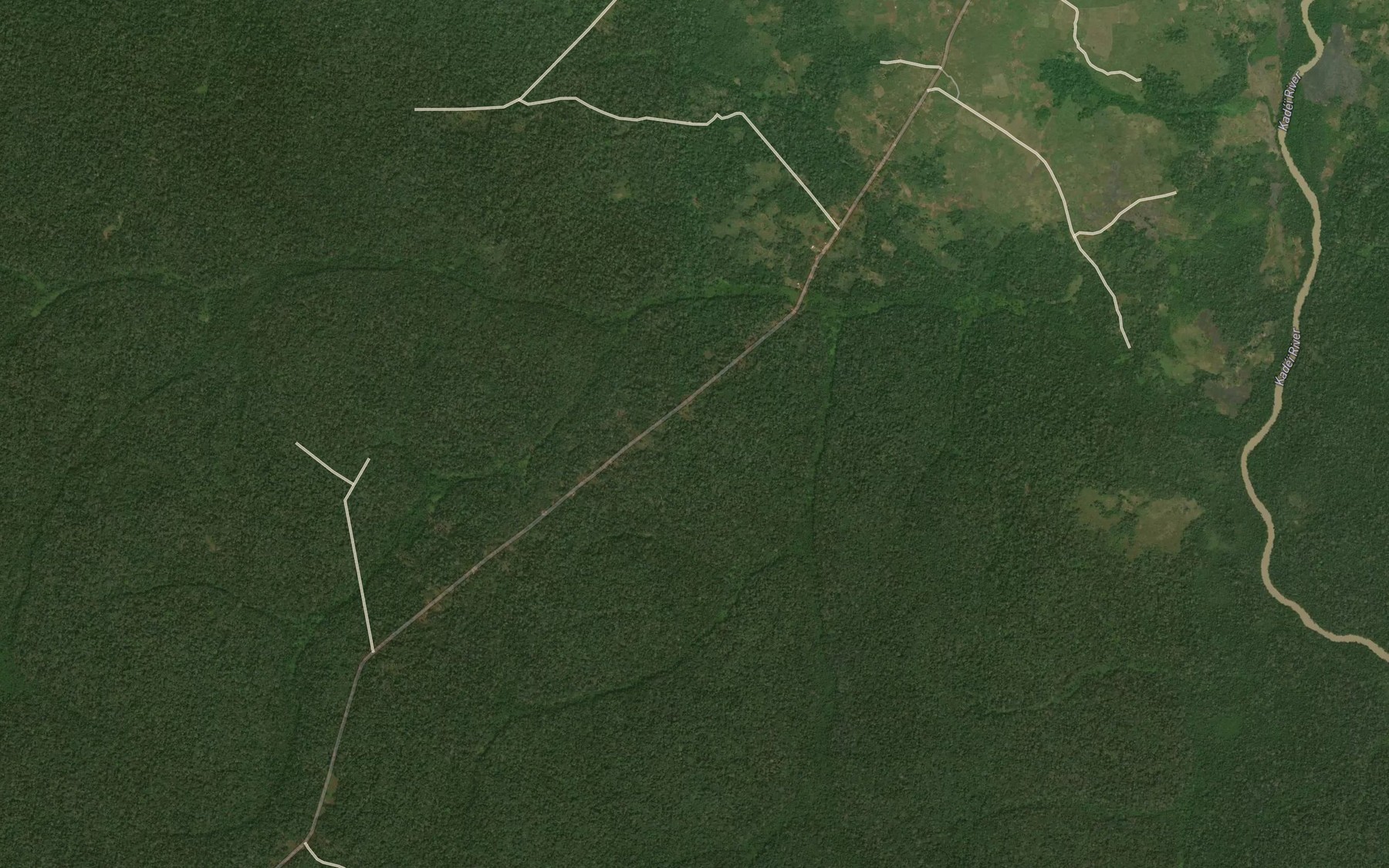 Satellite map of the Monogwombo