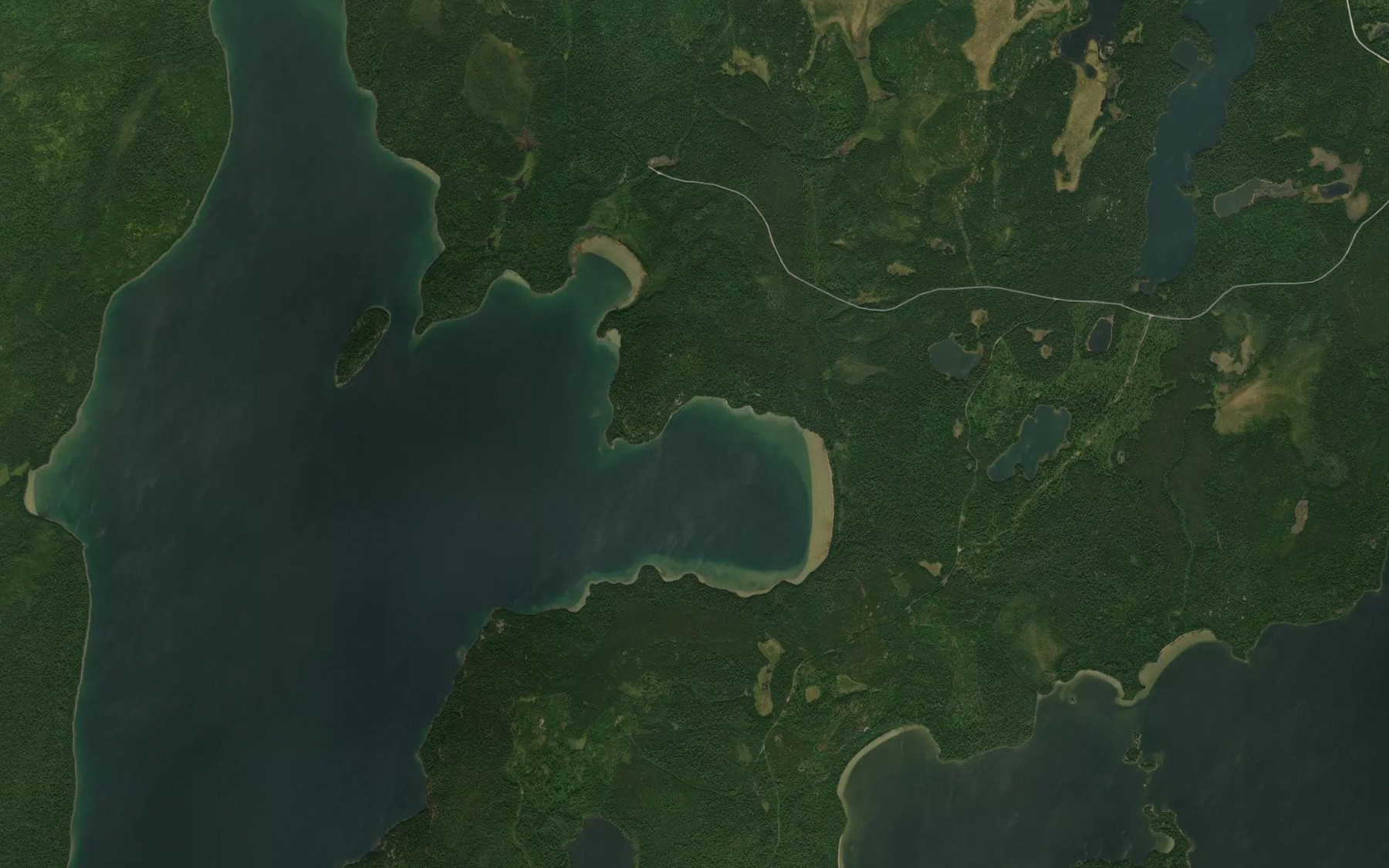Satellite map of the Lynx Bay