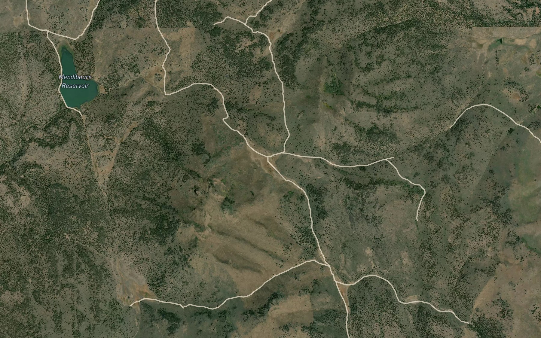 Satellite map of the Etchecopar Spring