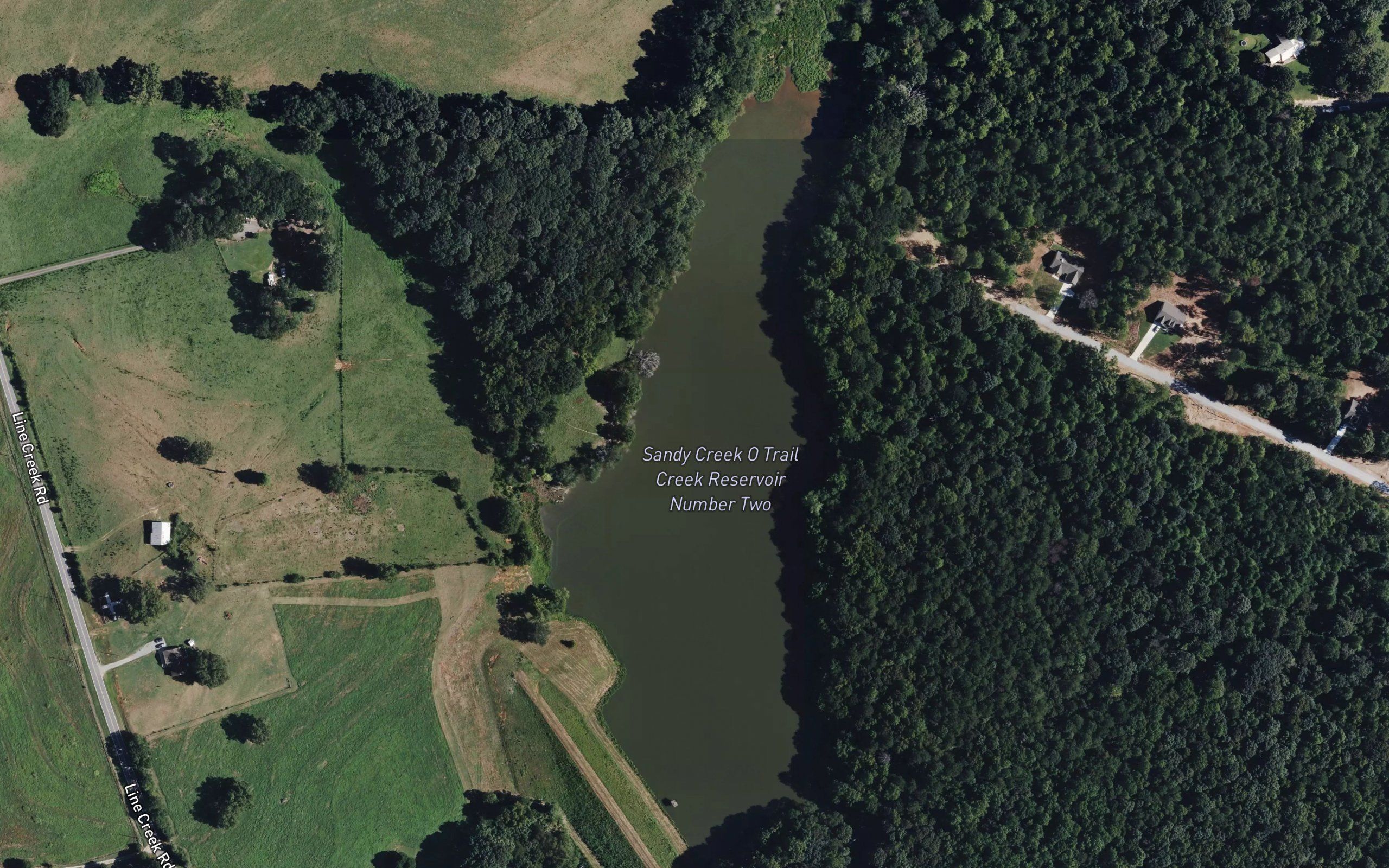 Sandy Creek O Trail Creek Reservoir Number Two