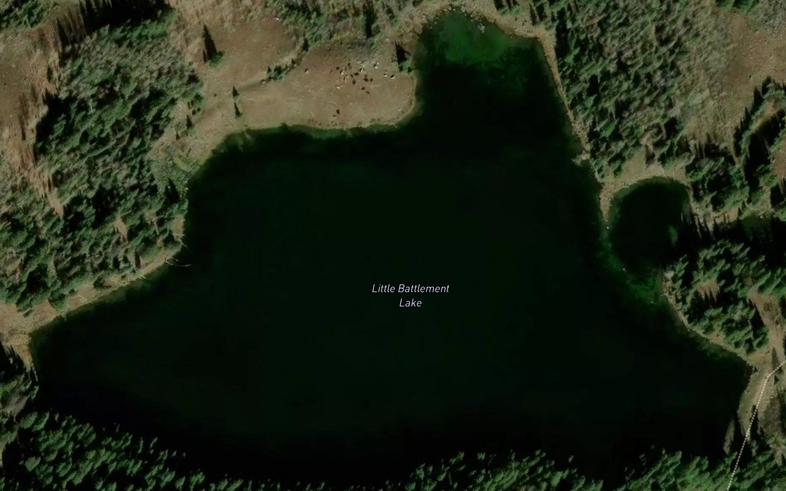 Little Battlement Lake