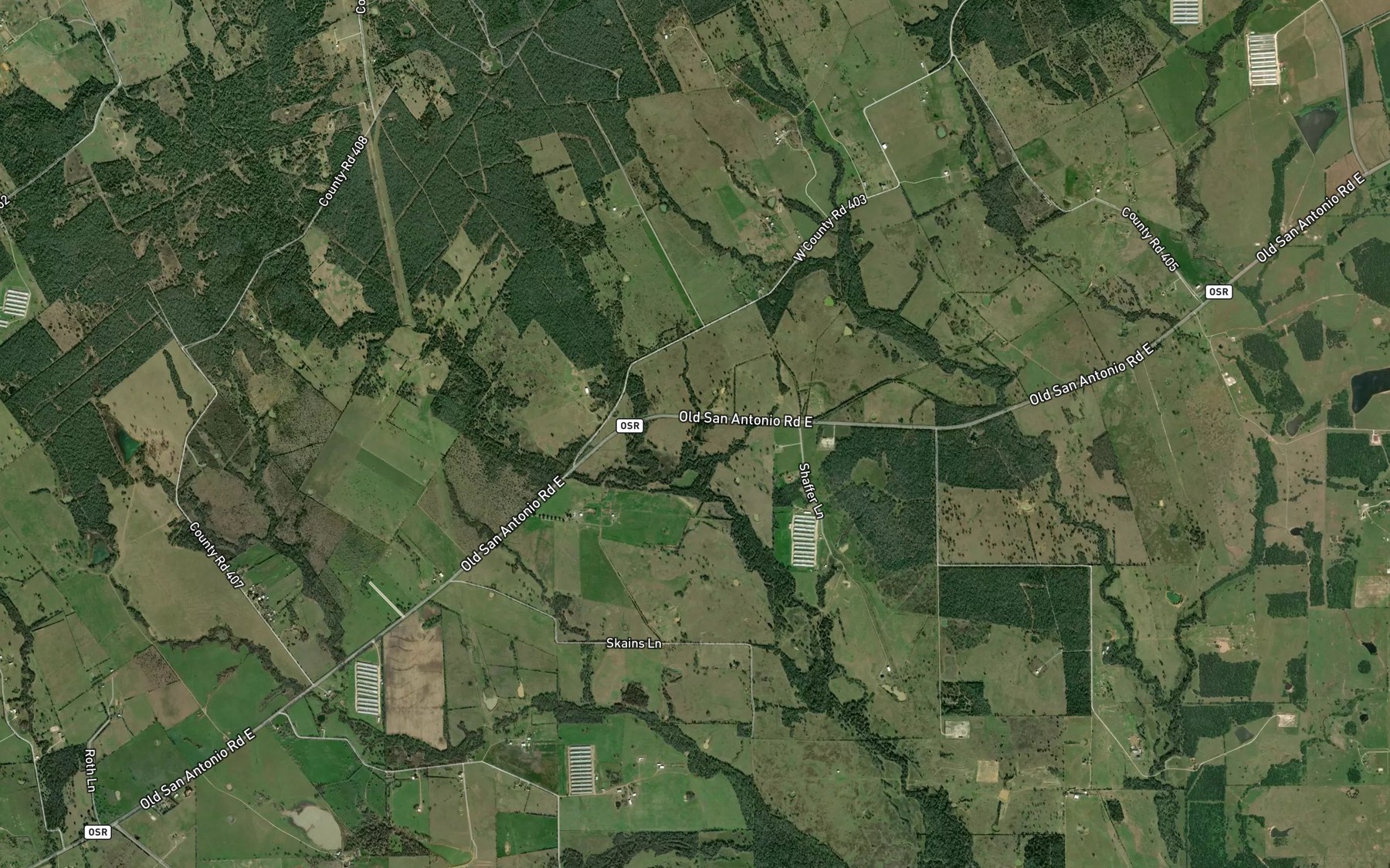 Satellite map of the Jinkins Lake