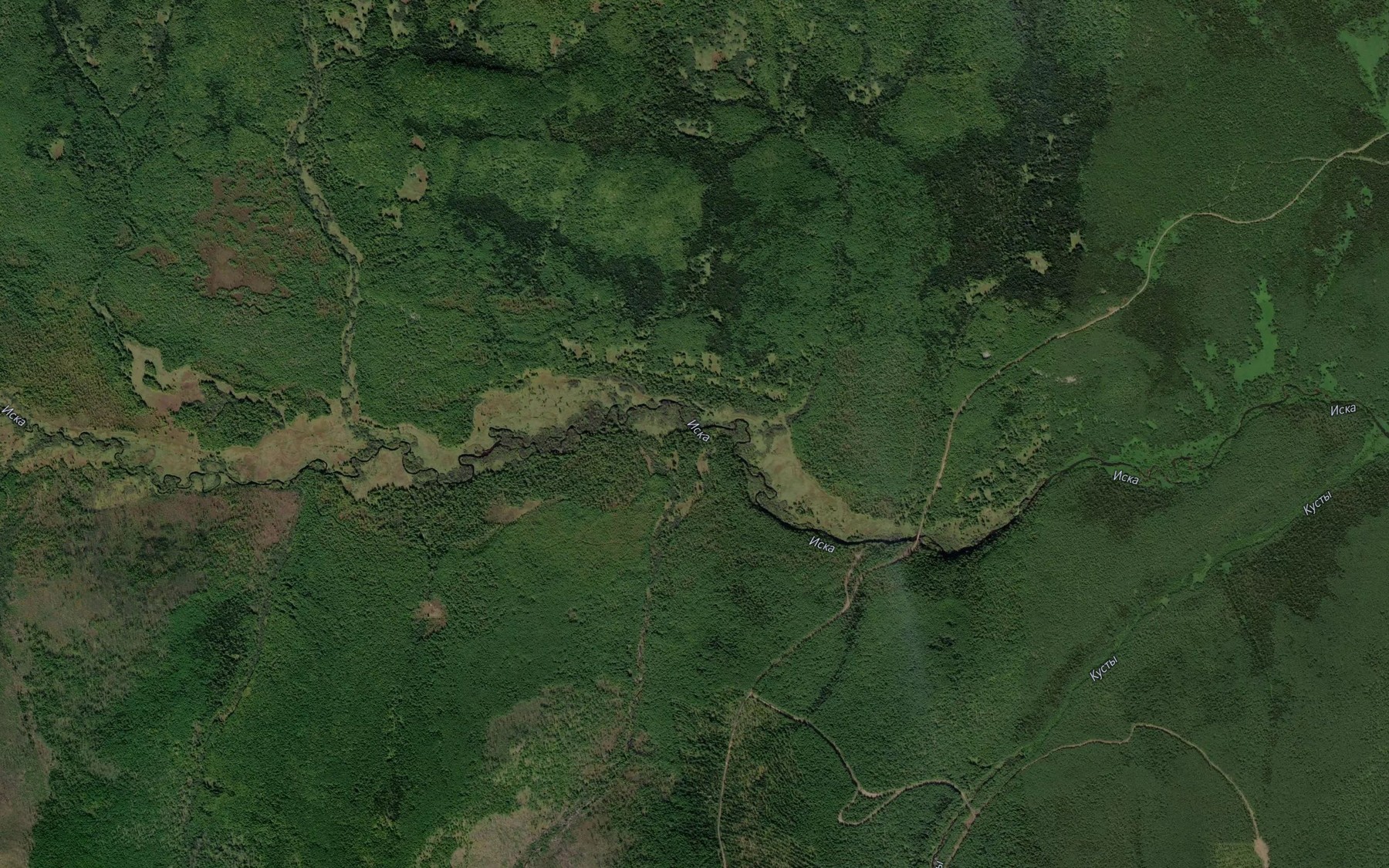 Satellite map of the Povorotnyy