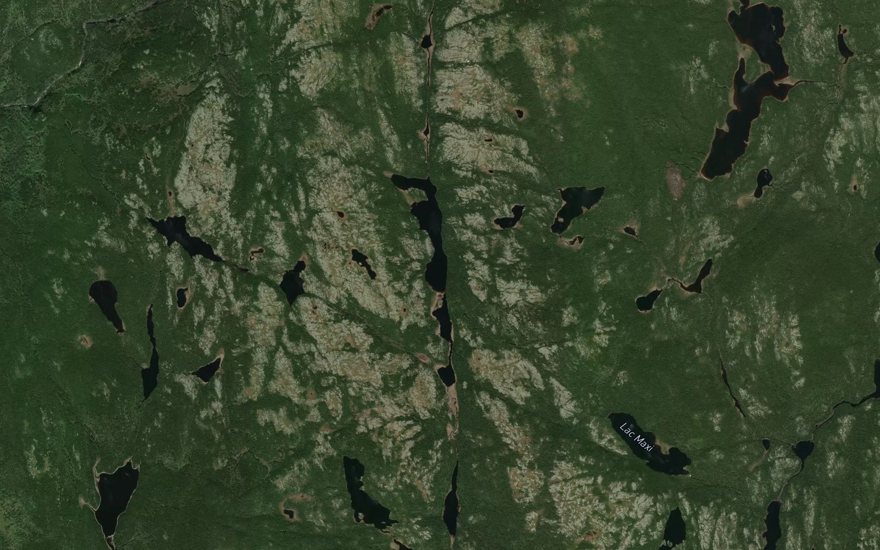 Satellite map of the Lac Labresme