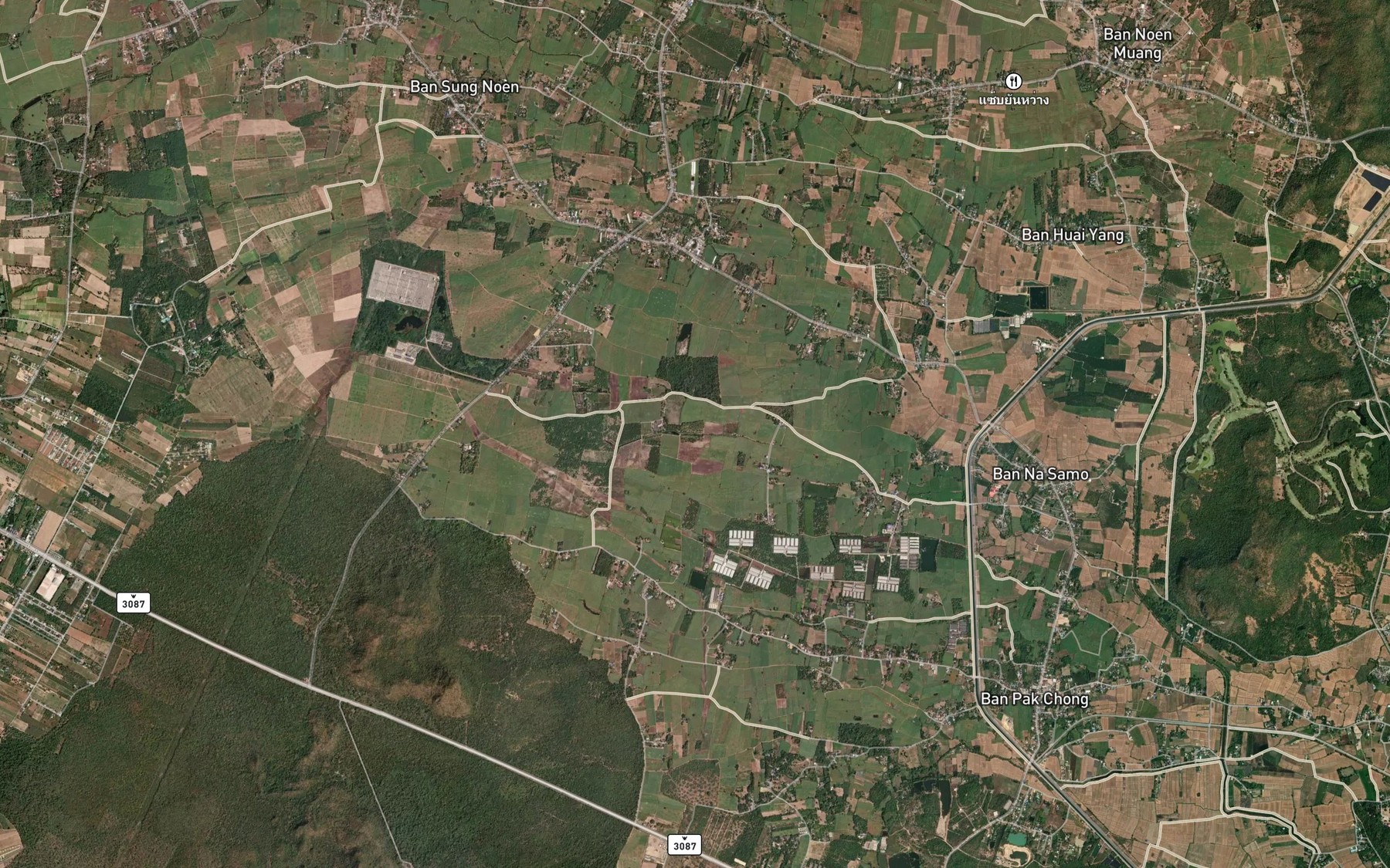 Satellite map of the Nong Khui