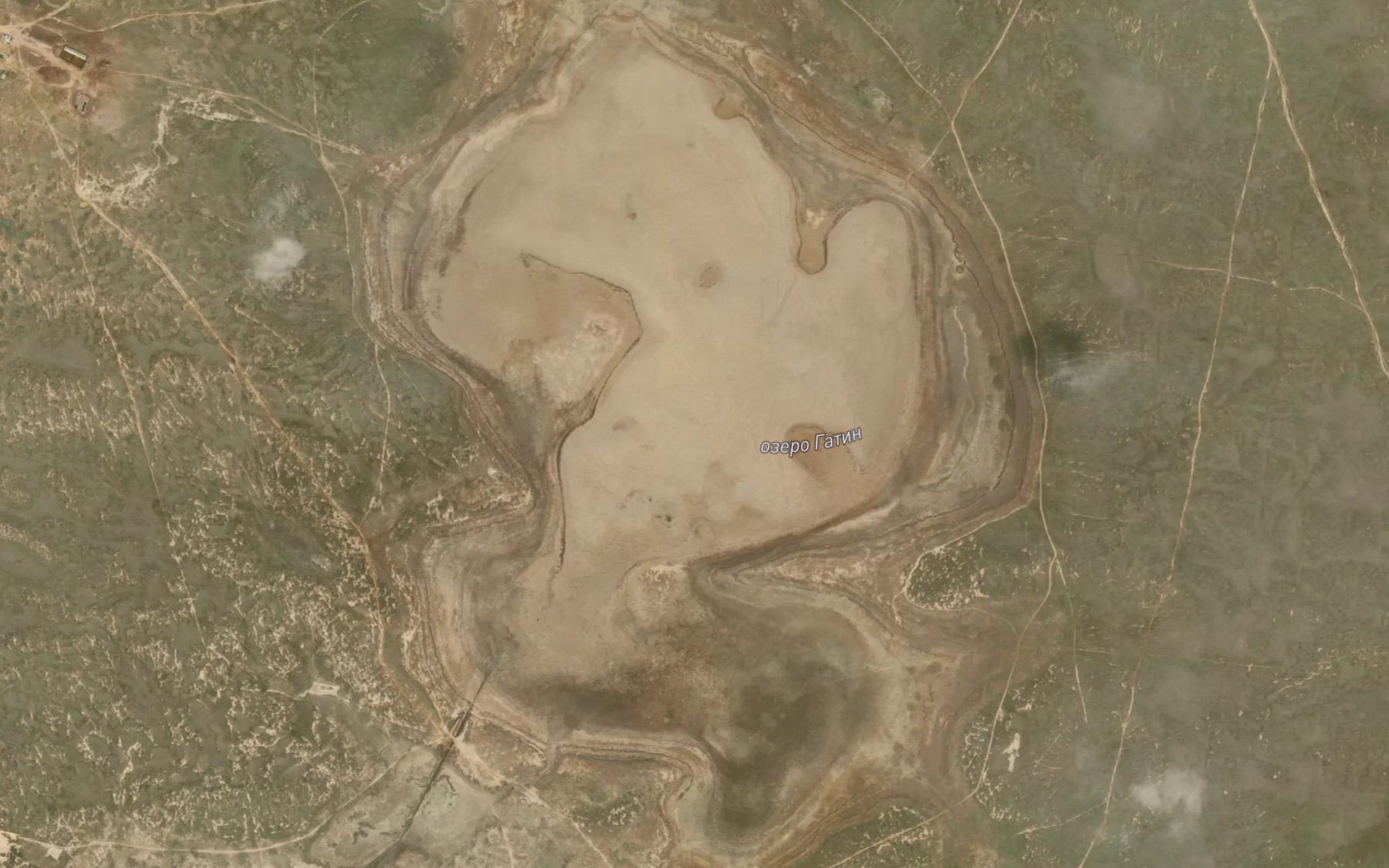Satellite map of the Ozero Gatin