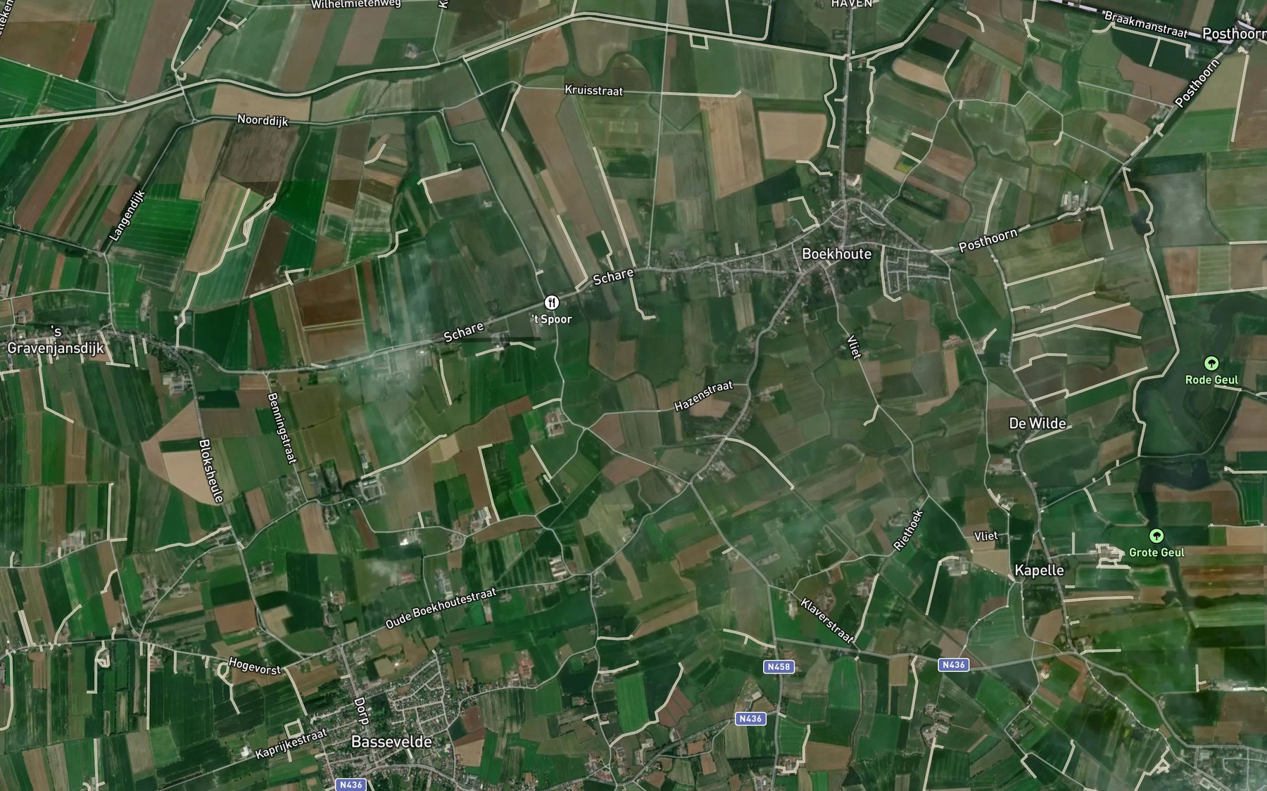 Satellite map of the Doodhoekbeek