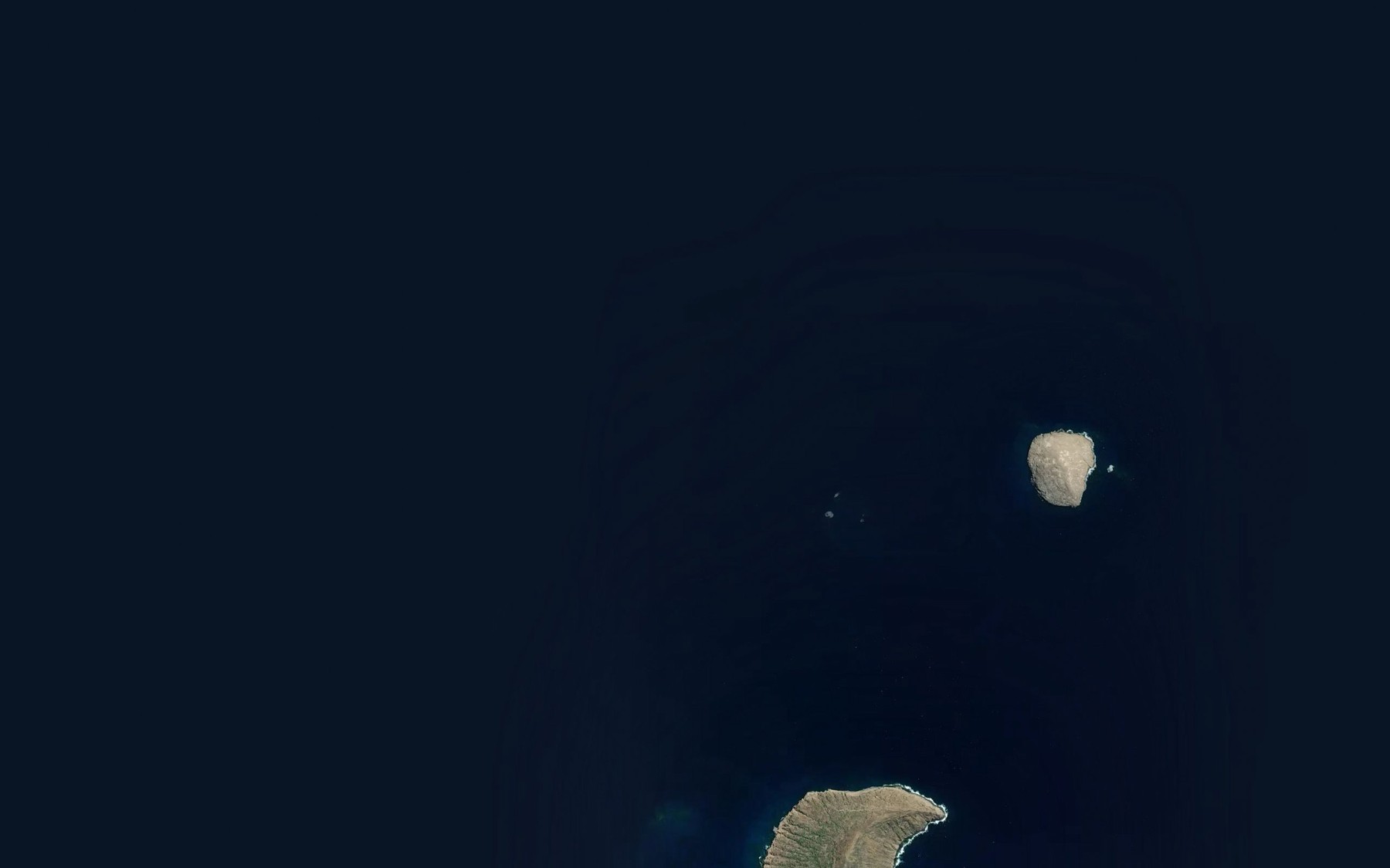 Satellite map of the Nab Reef